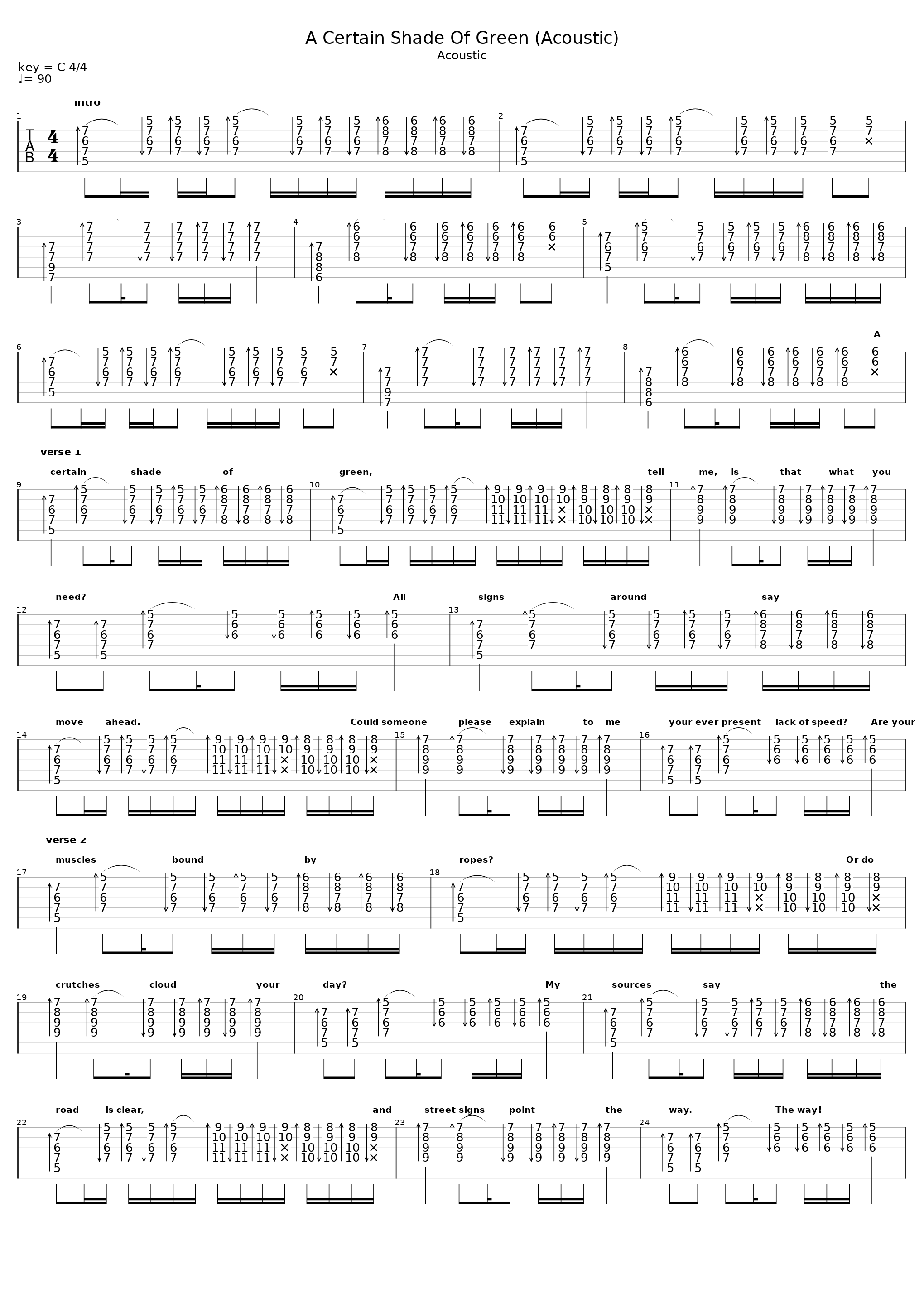 A Certain Shade Of Green (Acoustic)_Incubus_1