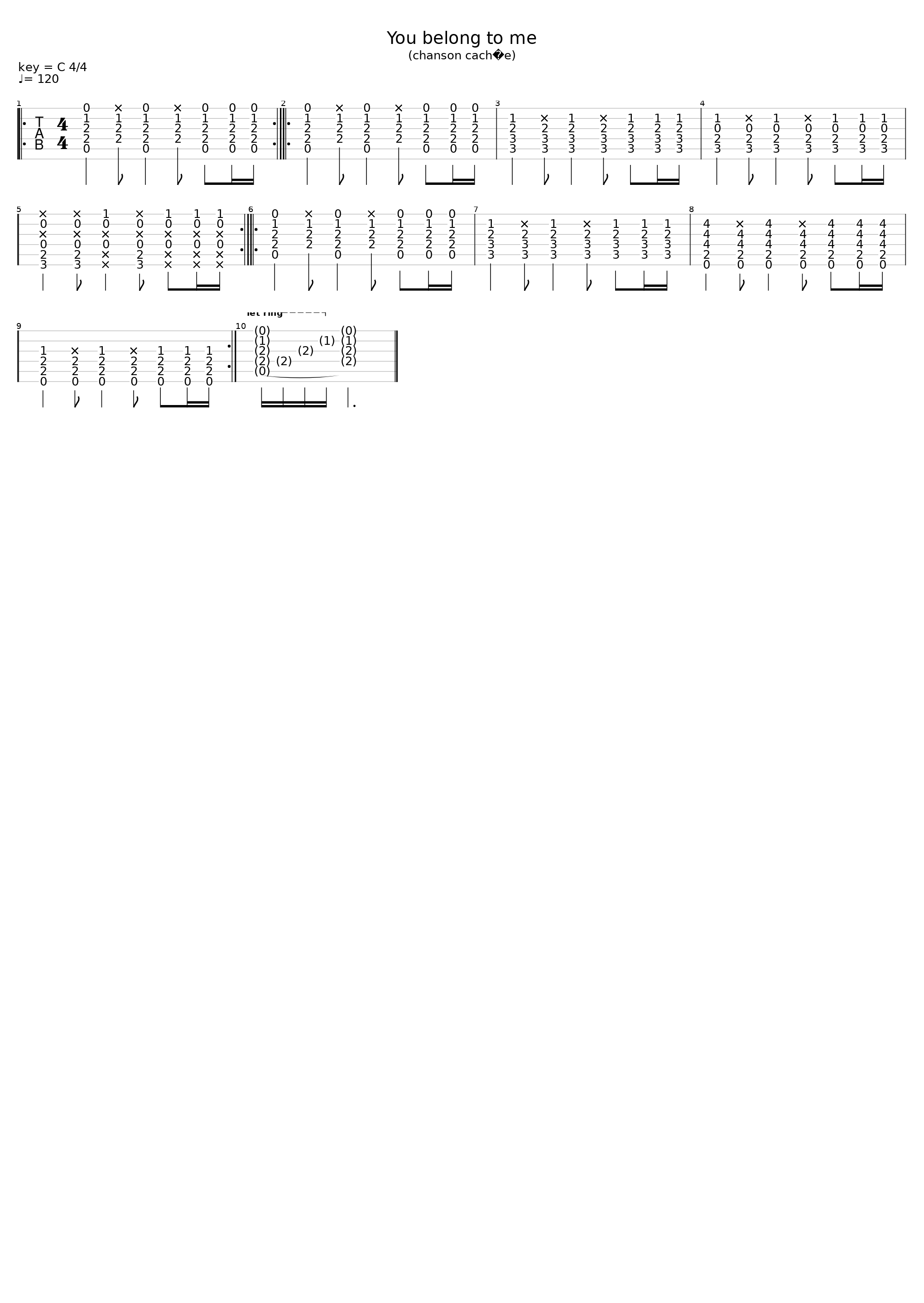 You Belong To Me_BB Brunes_1