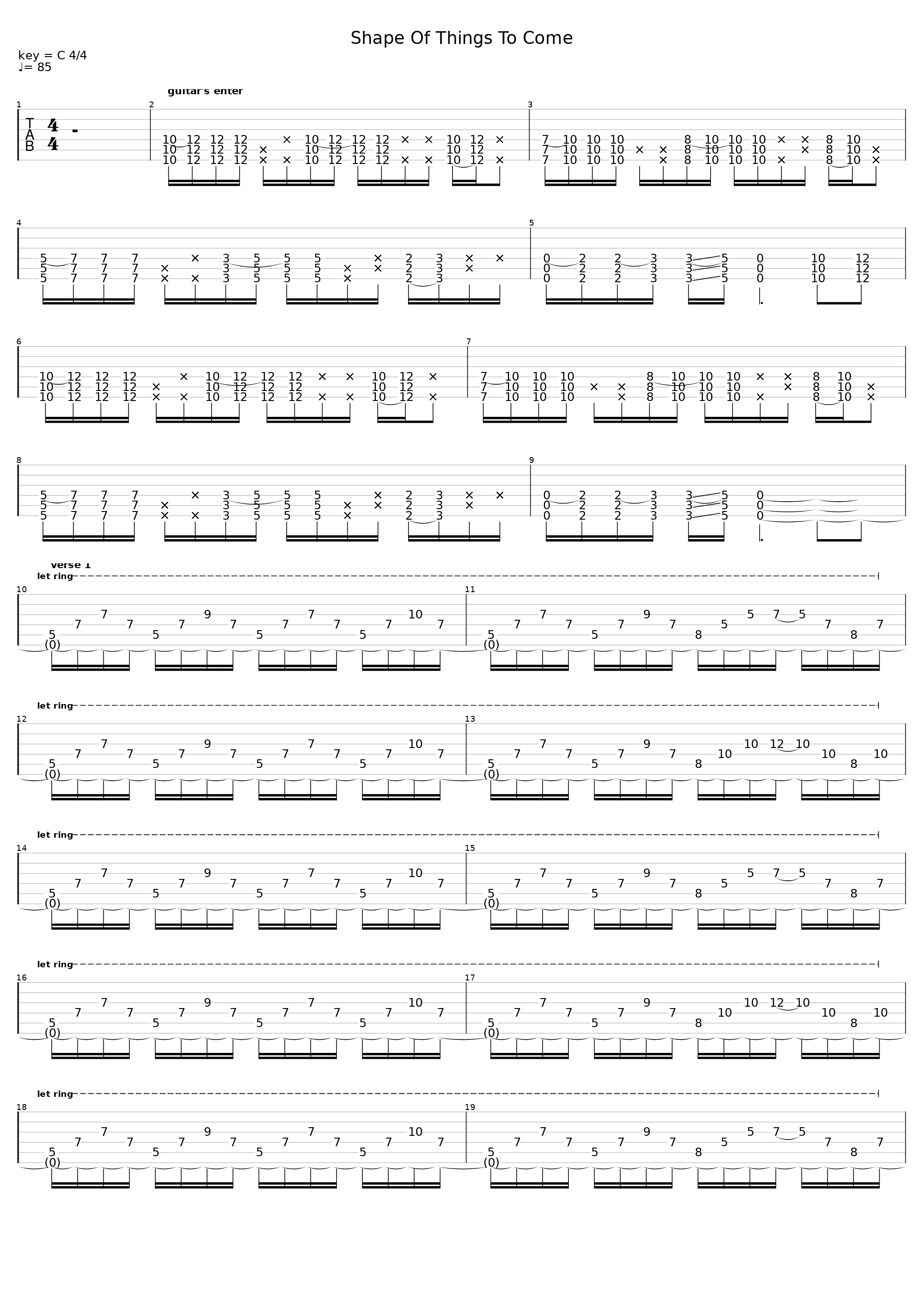 Shape Of Things To Come_Audioslave_1