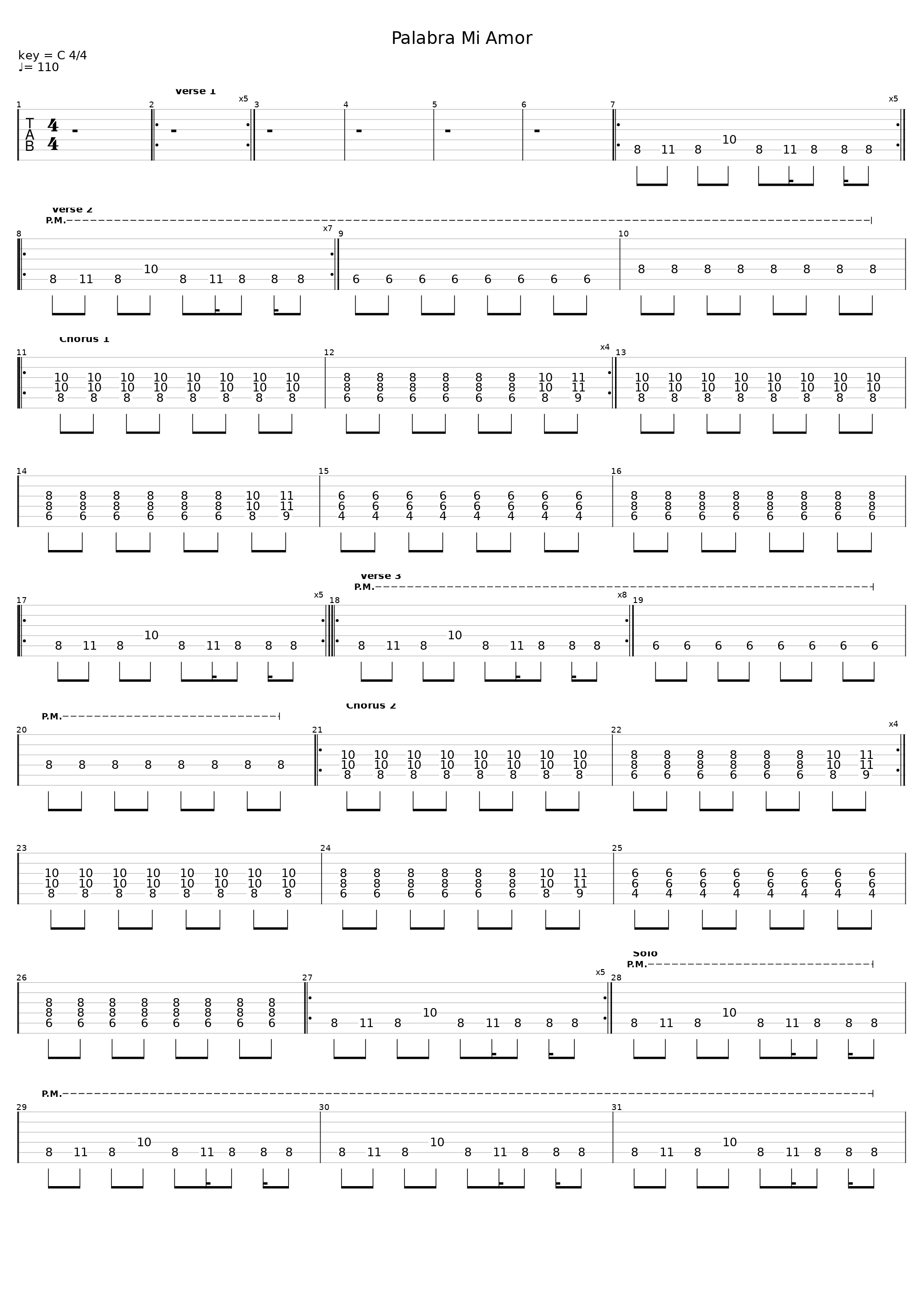 Palabra Mi Amor_Shaka Ponk_1