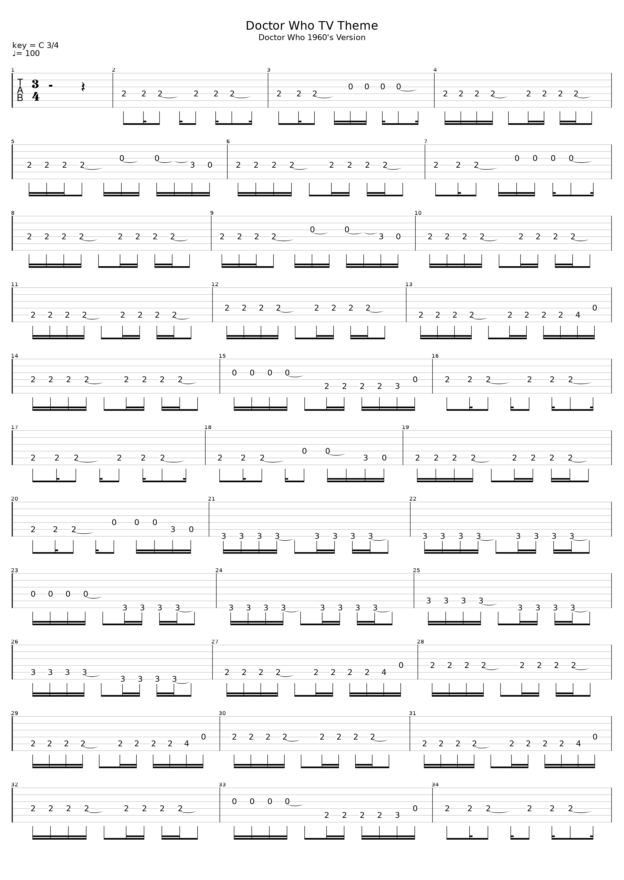 Doctor Who Intro Theme_Bbc_1