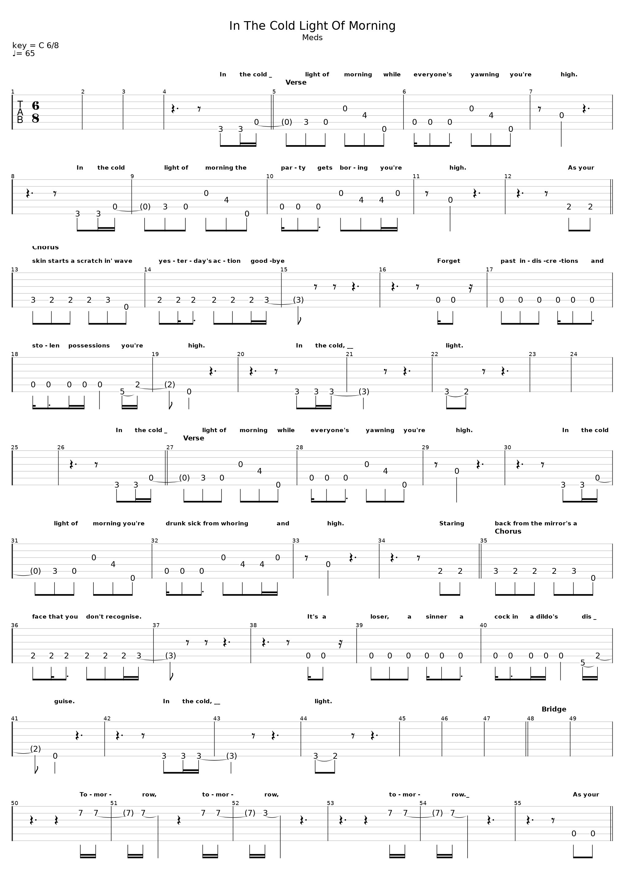 In The Cold Light Of Morning_Placebo_1