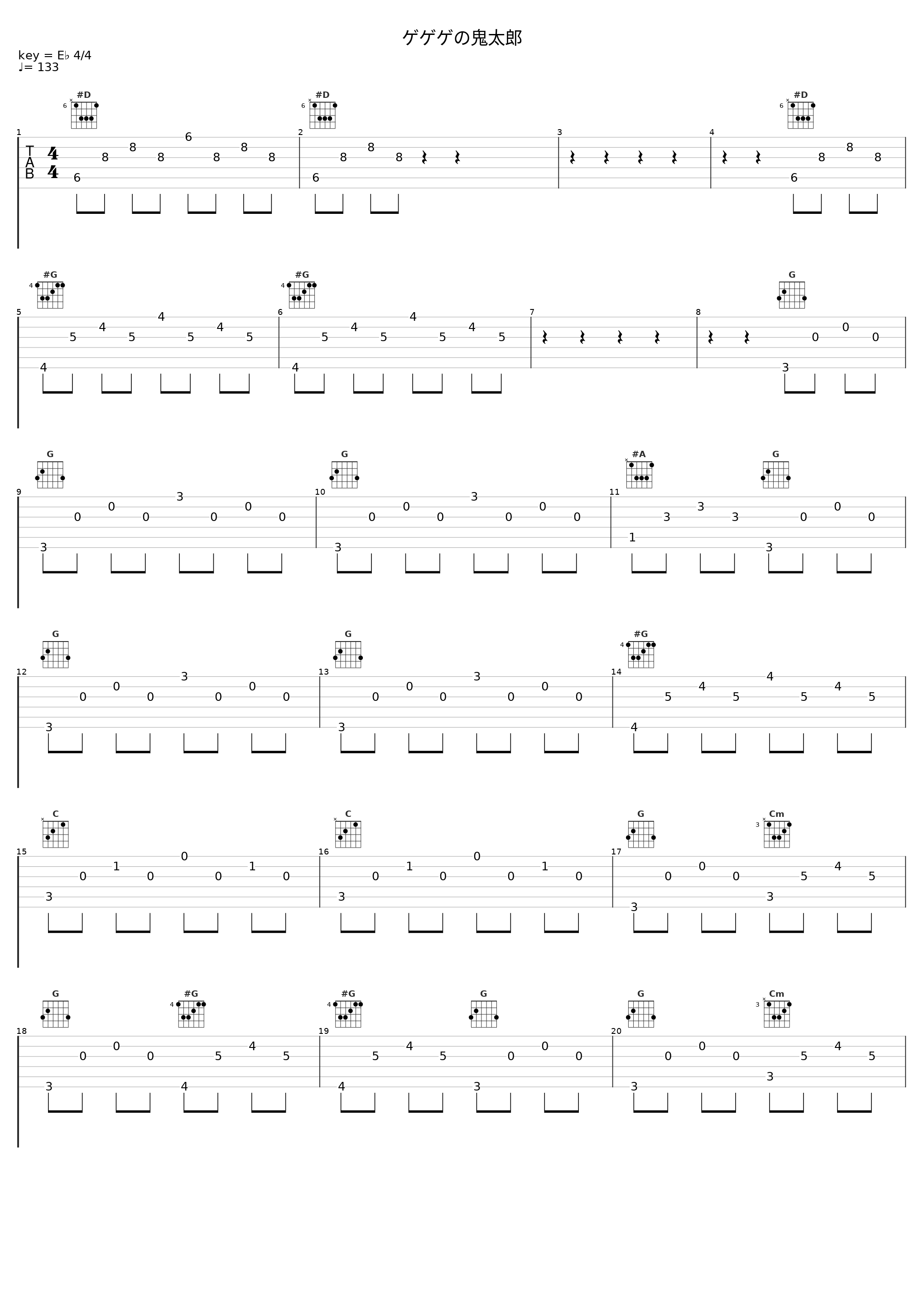 ゲゲゲの鬼太郎_触手猴,H ZETT M(Center),紅い流星(Right)_1