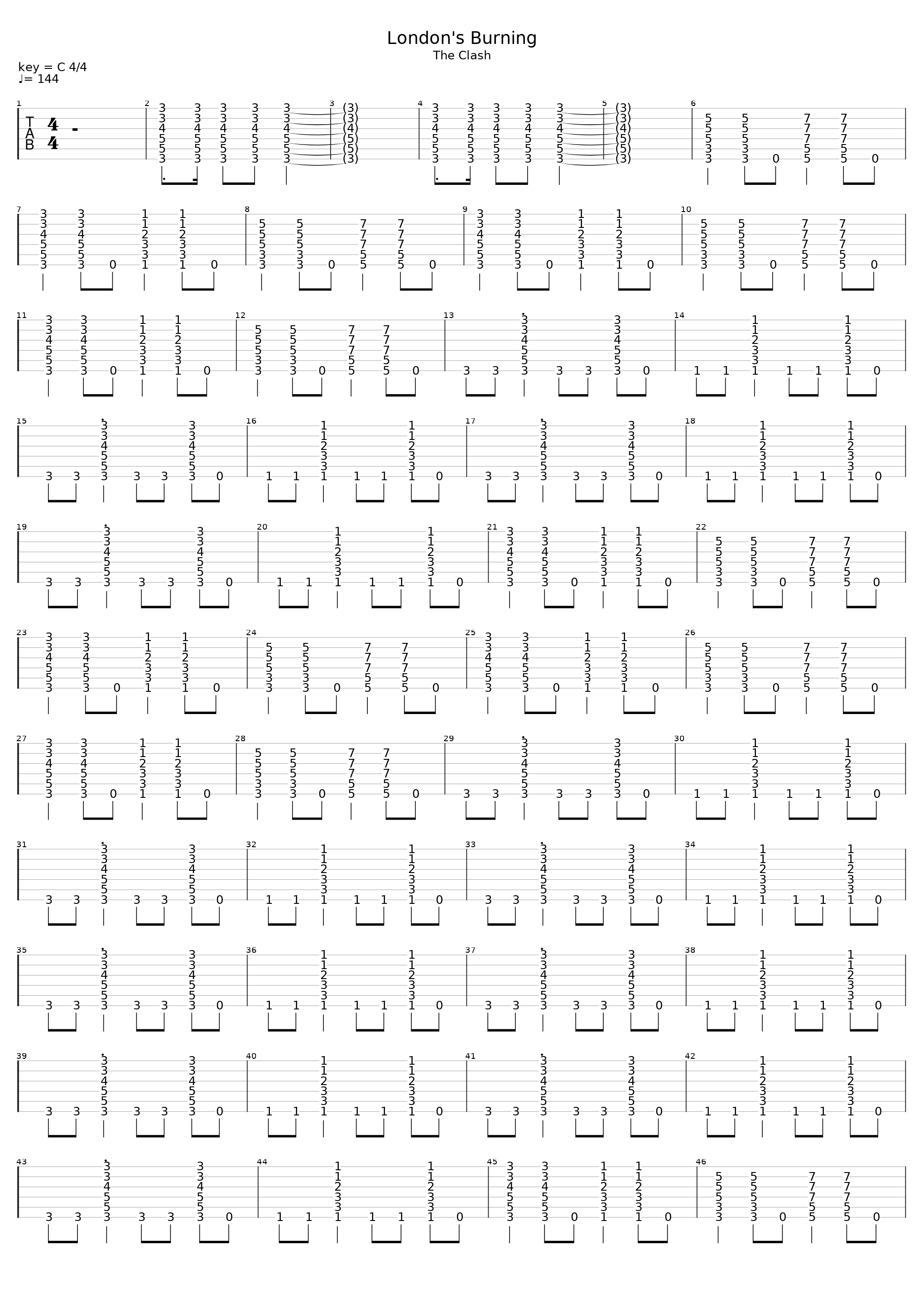 London's Burning_The Clash_1