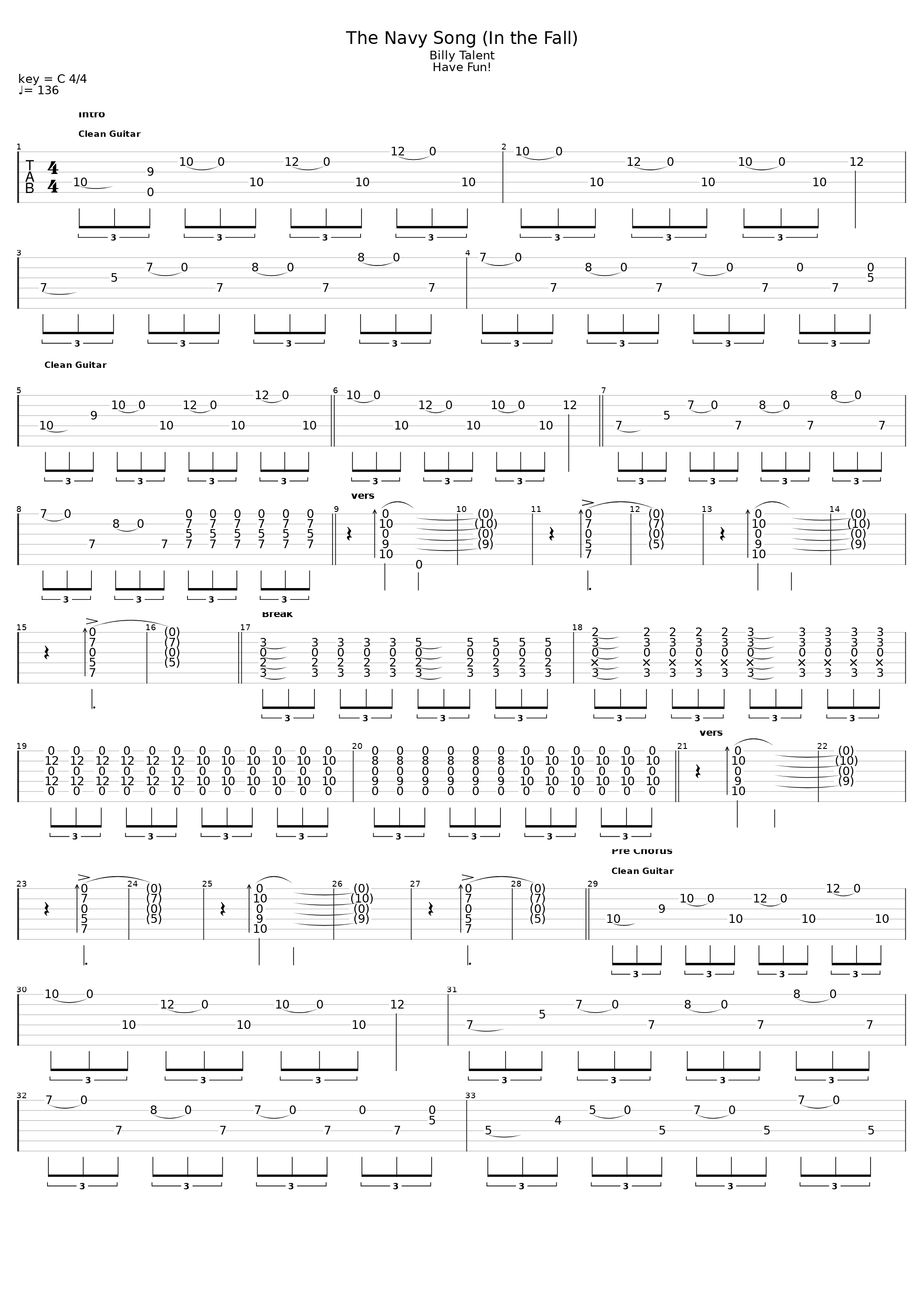 Navy Song (Live)_Billy Talent_1