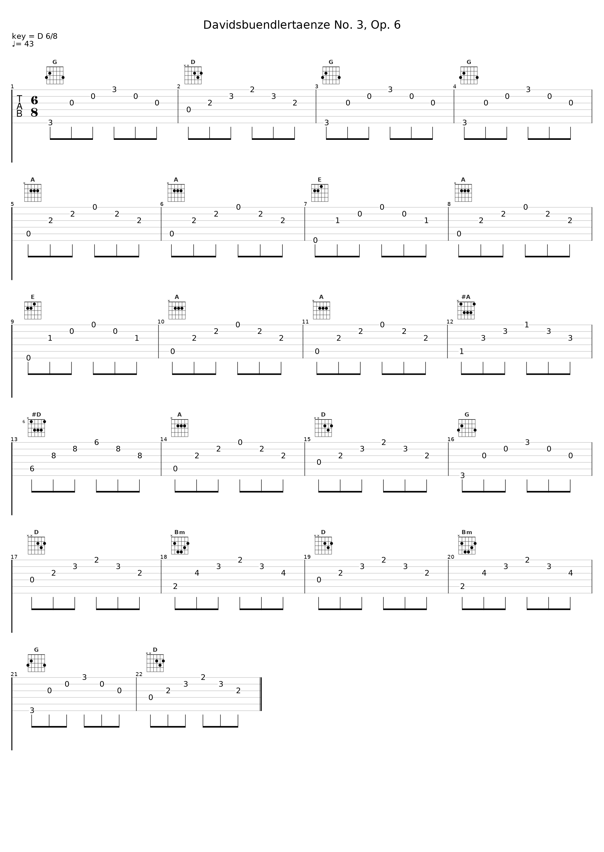 Davidsbuendlertaenze No. 3, Op. 6_Robert Schumann,Susanne Gruetzmann_1