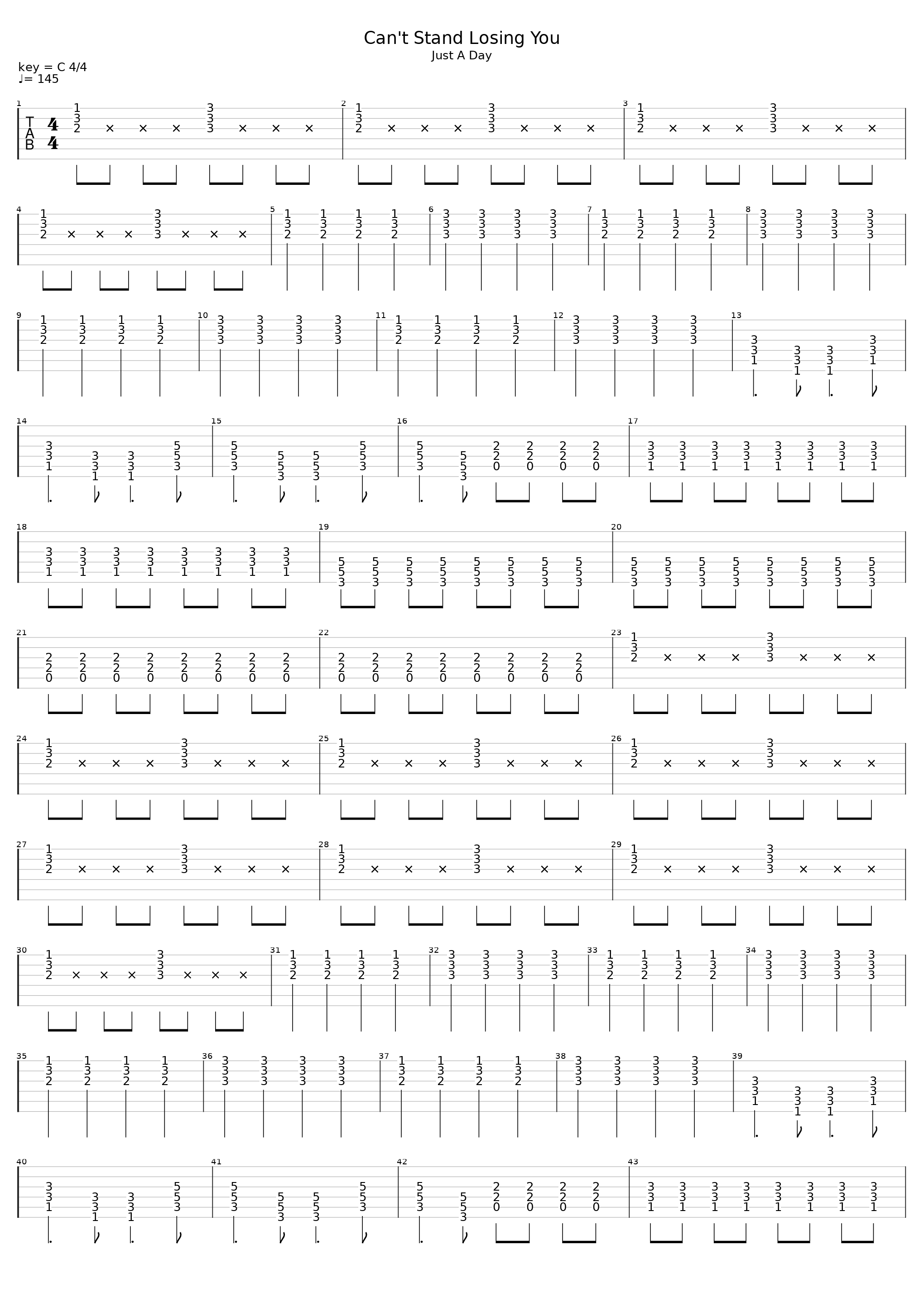 Can't Stand Losing You_Feeder_1