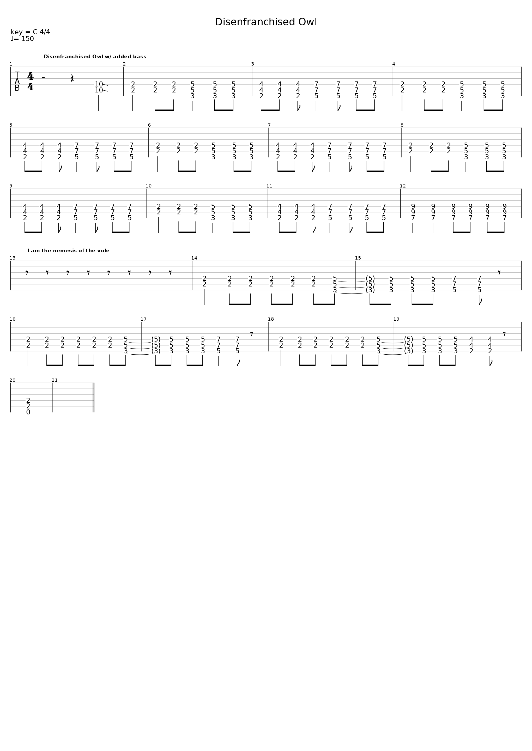 Disenfranchised Owl_Bill Bailey_1