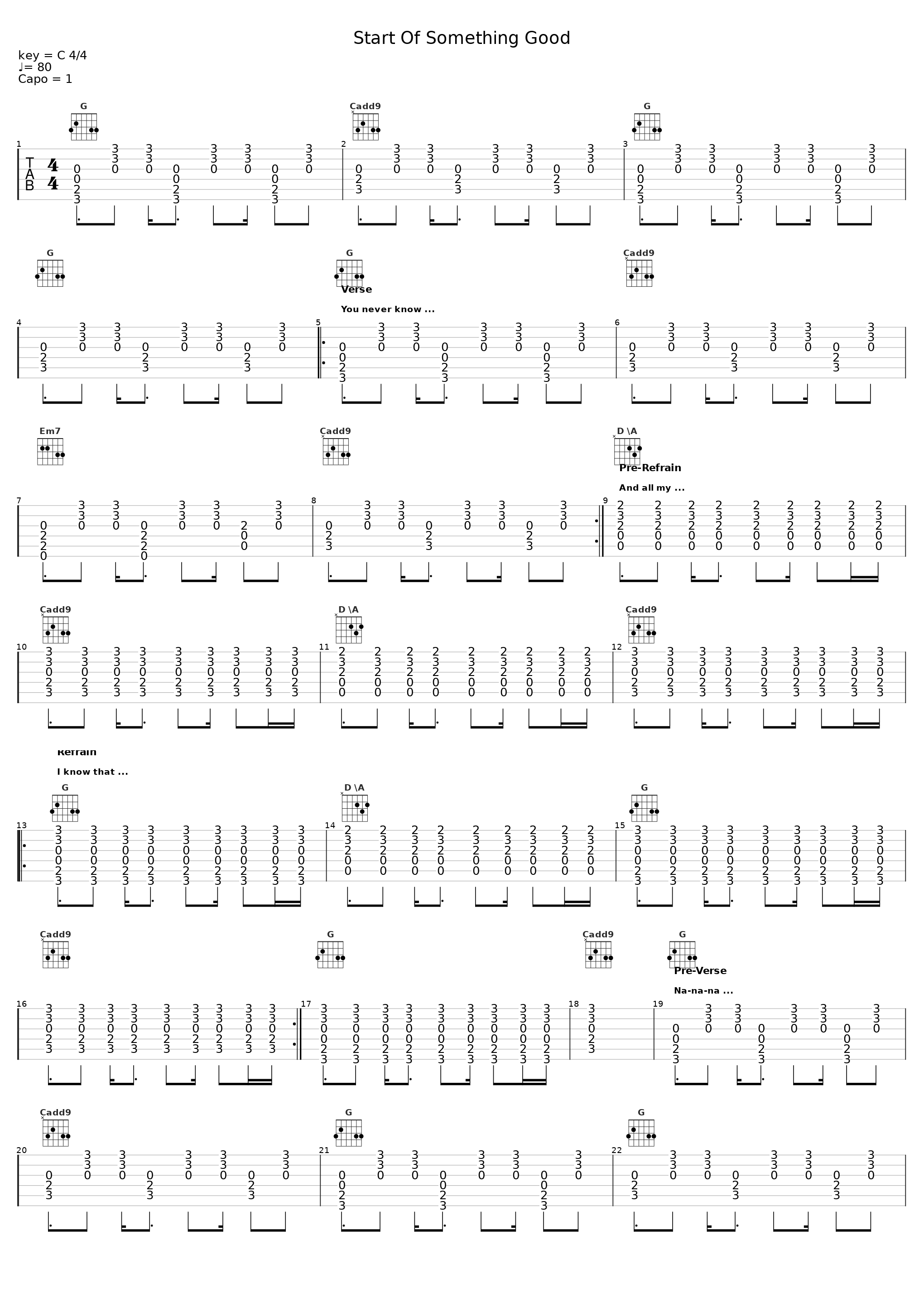 Start Of Something Good (Acoustic)_Daughtry_1