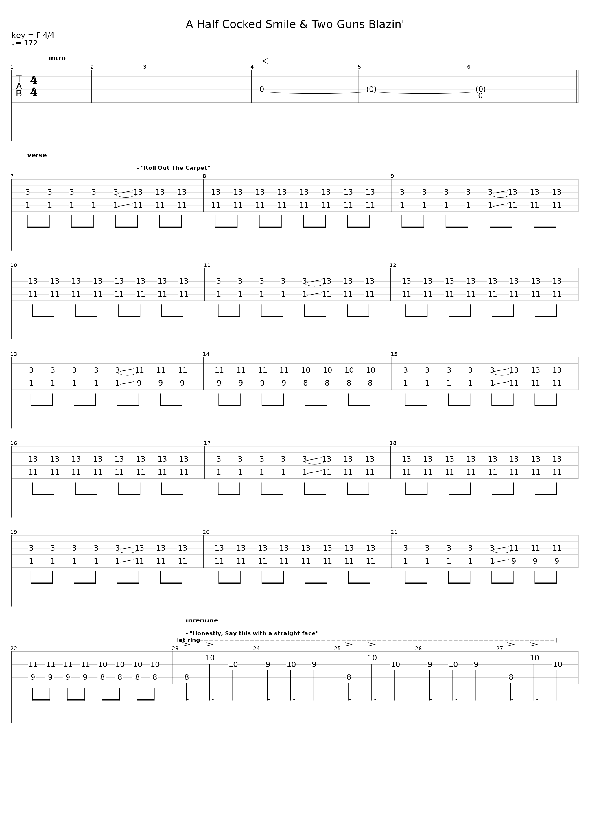 A Half Cocked Smile And Two Guns Blazin_The New Tragic_1