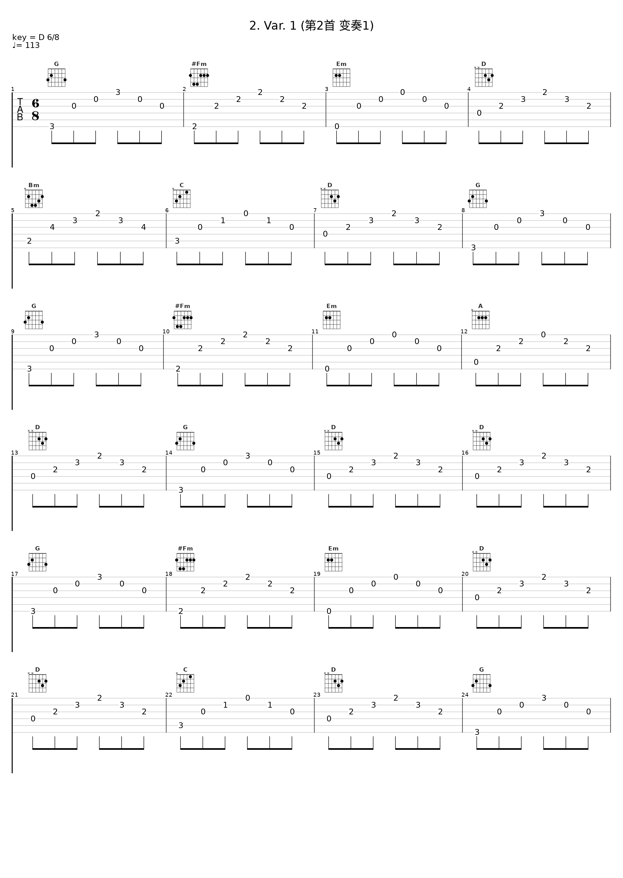 2. Var. 1 (第2首 变奏1)_Angela Hewitt_1
