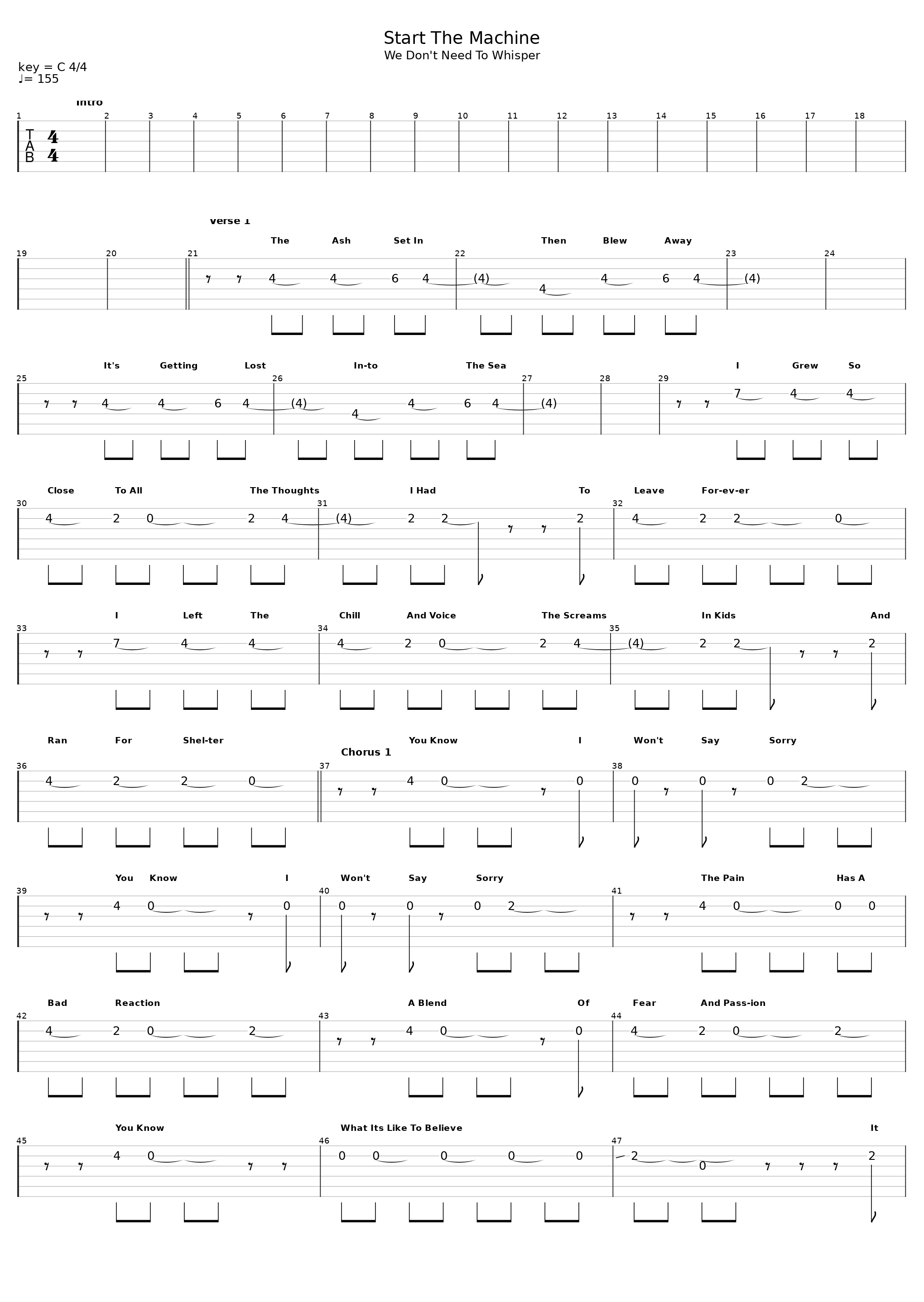 Start The Machine_Angels & Airwaves_1