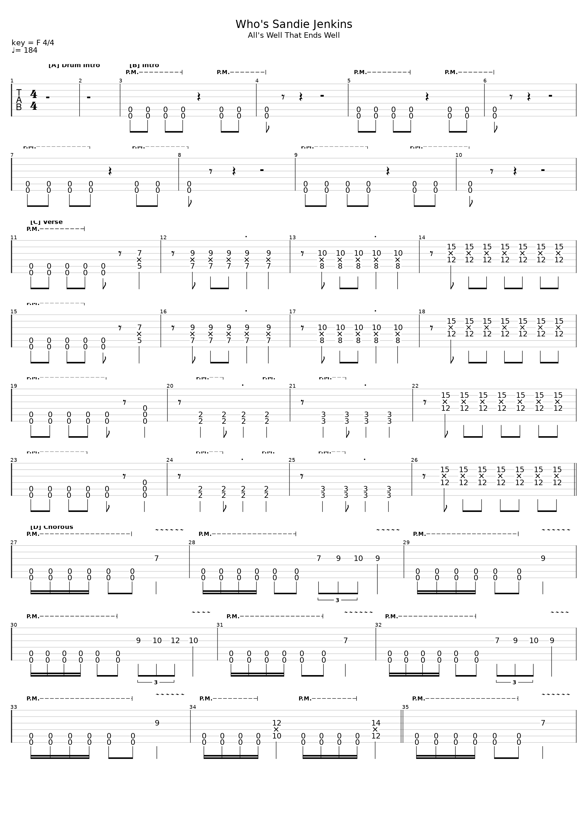 Who's Sandie Jenkins_Chiodos_1