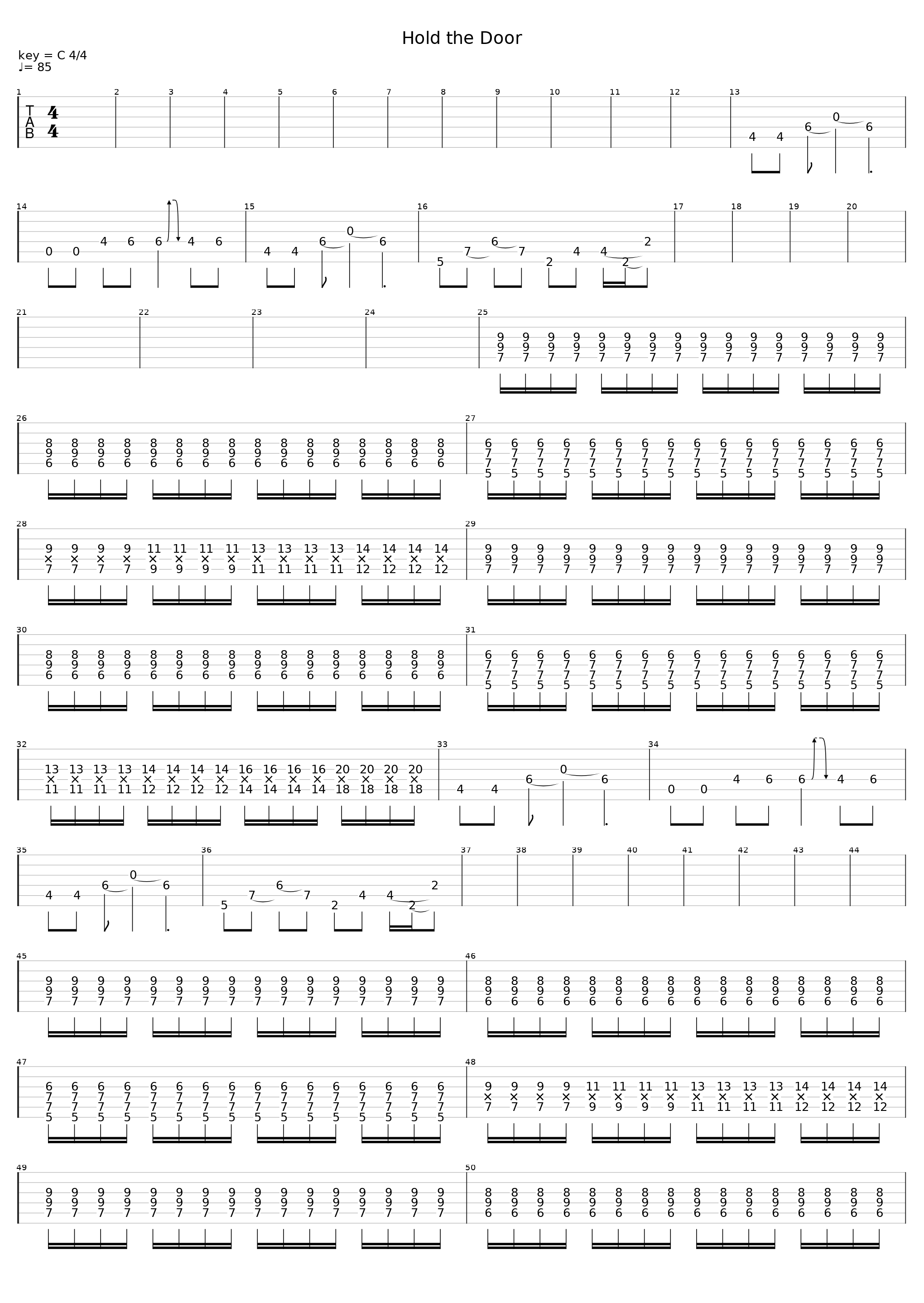 Hold The Door_Armor For Sleep_1