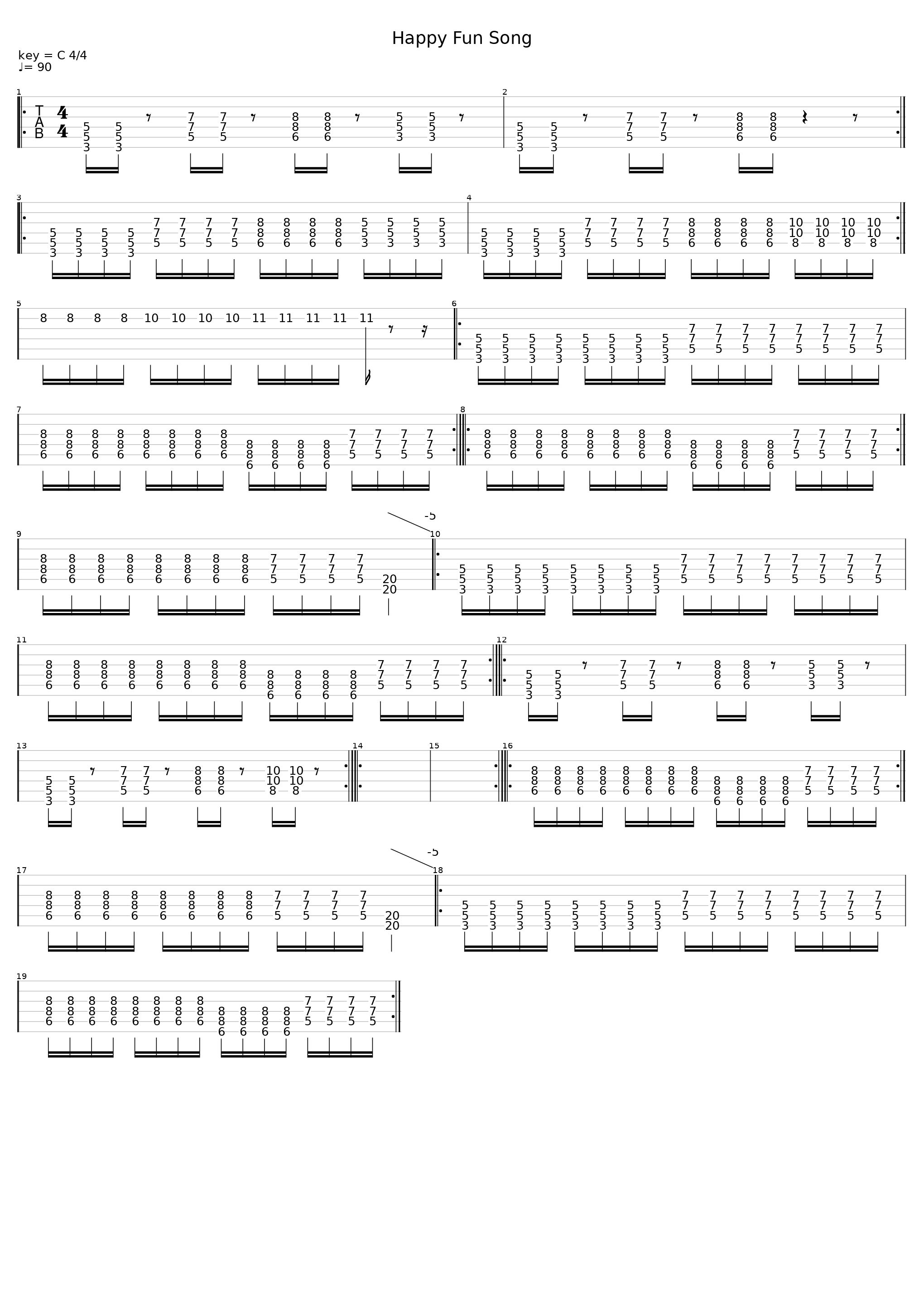 Happy Fun Song_Straight Outta Junior High_1