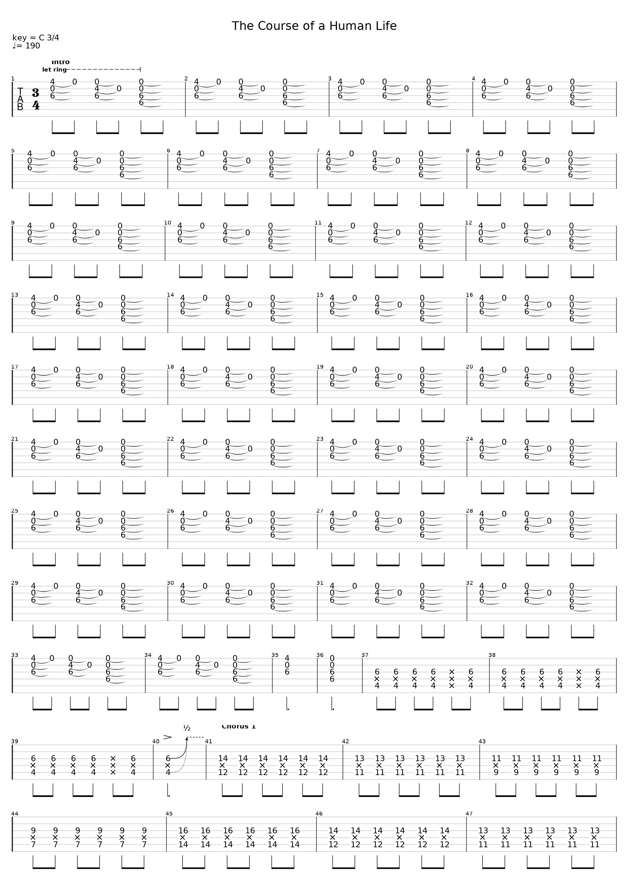 Course Of A Human Life_The Early November_1