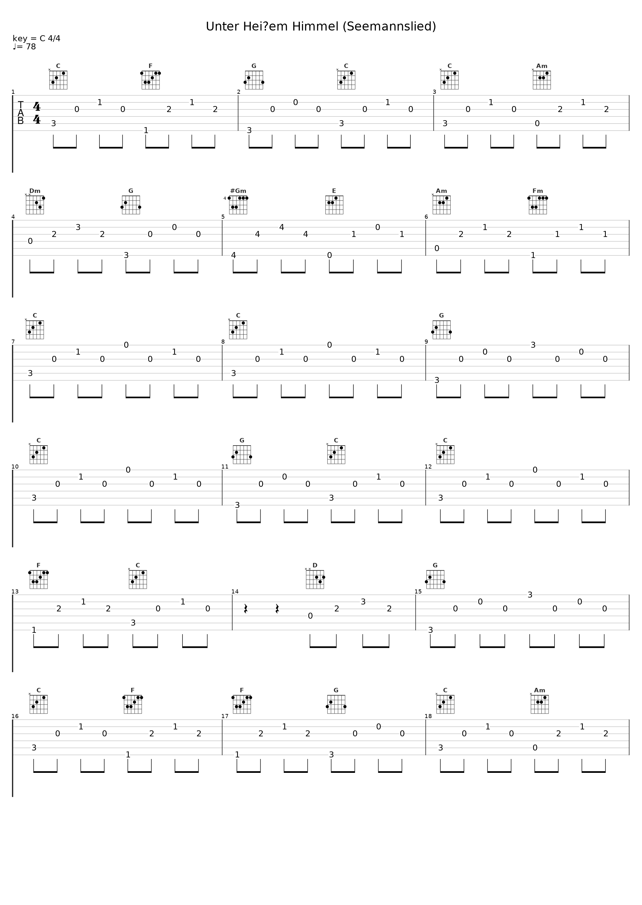 Unter Heißem Himmel (Seemannslied)_Hans Albers_1