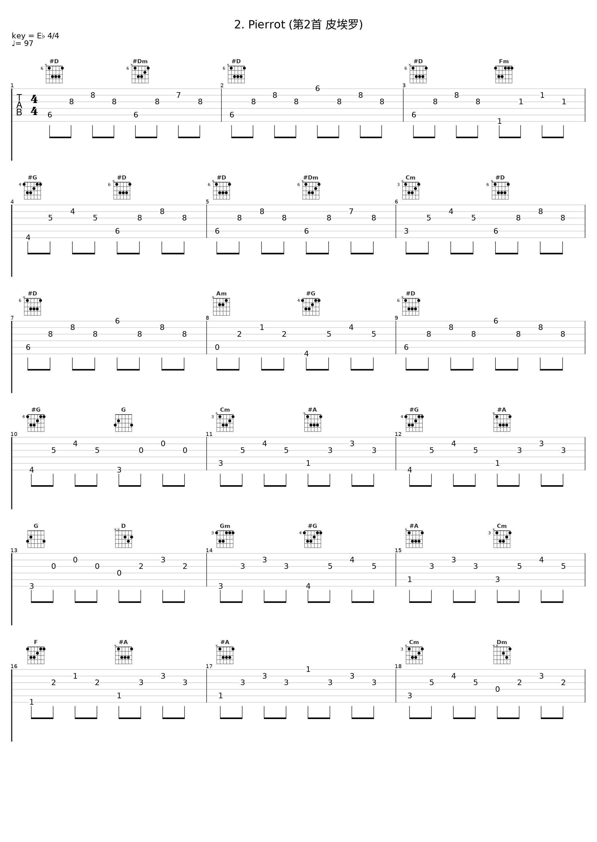 2. Pierrot (第2首 皮埃罗)_Jenő Jandó,Robert Schumann_1