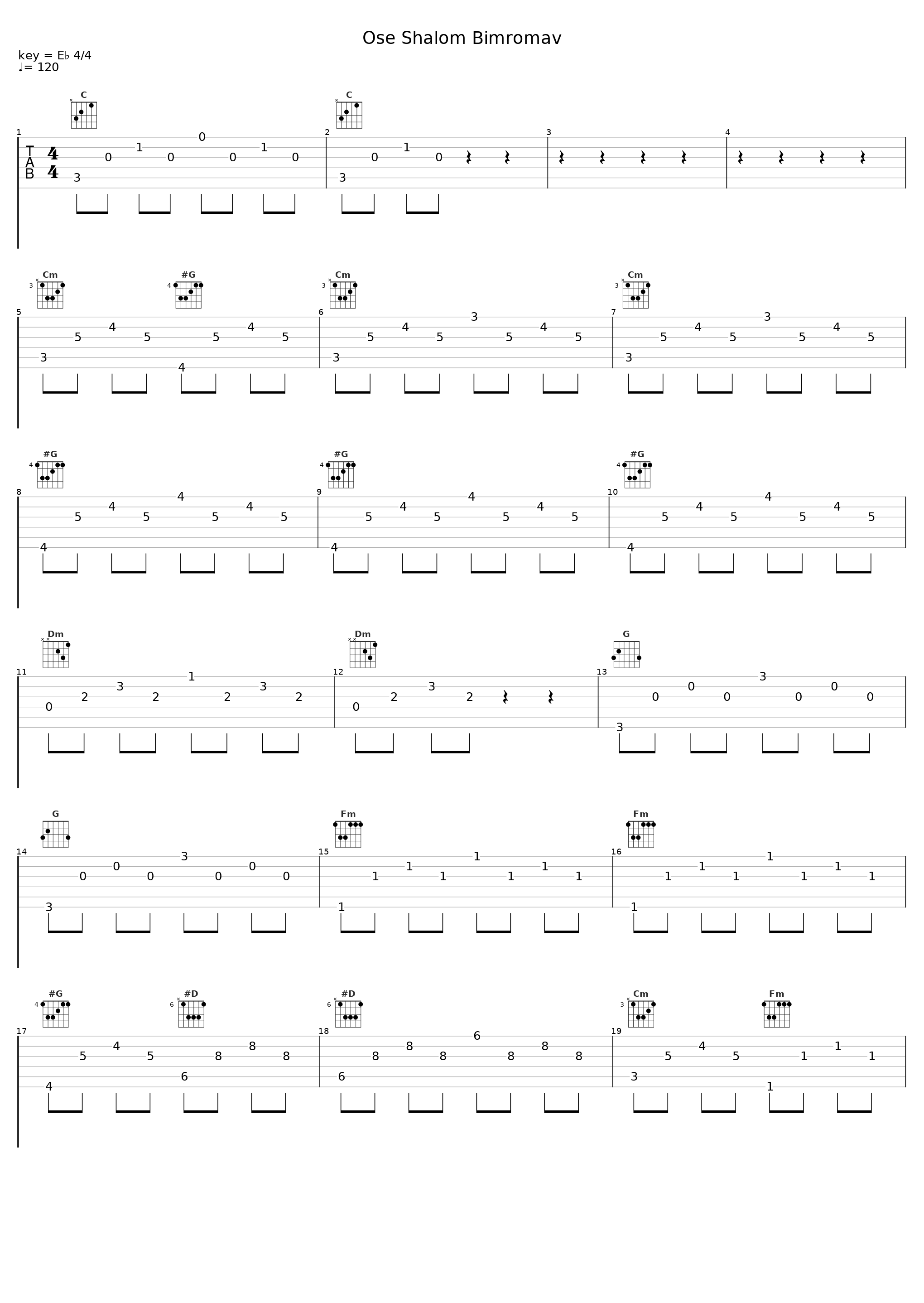 Ose Shalom Bimromav_Yossi Azulay_1