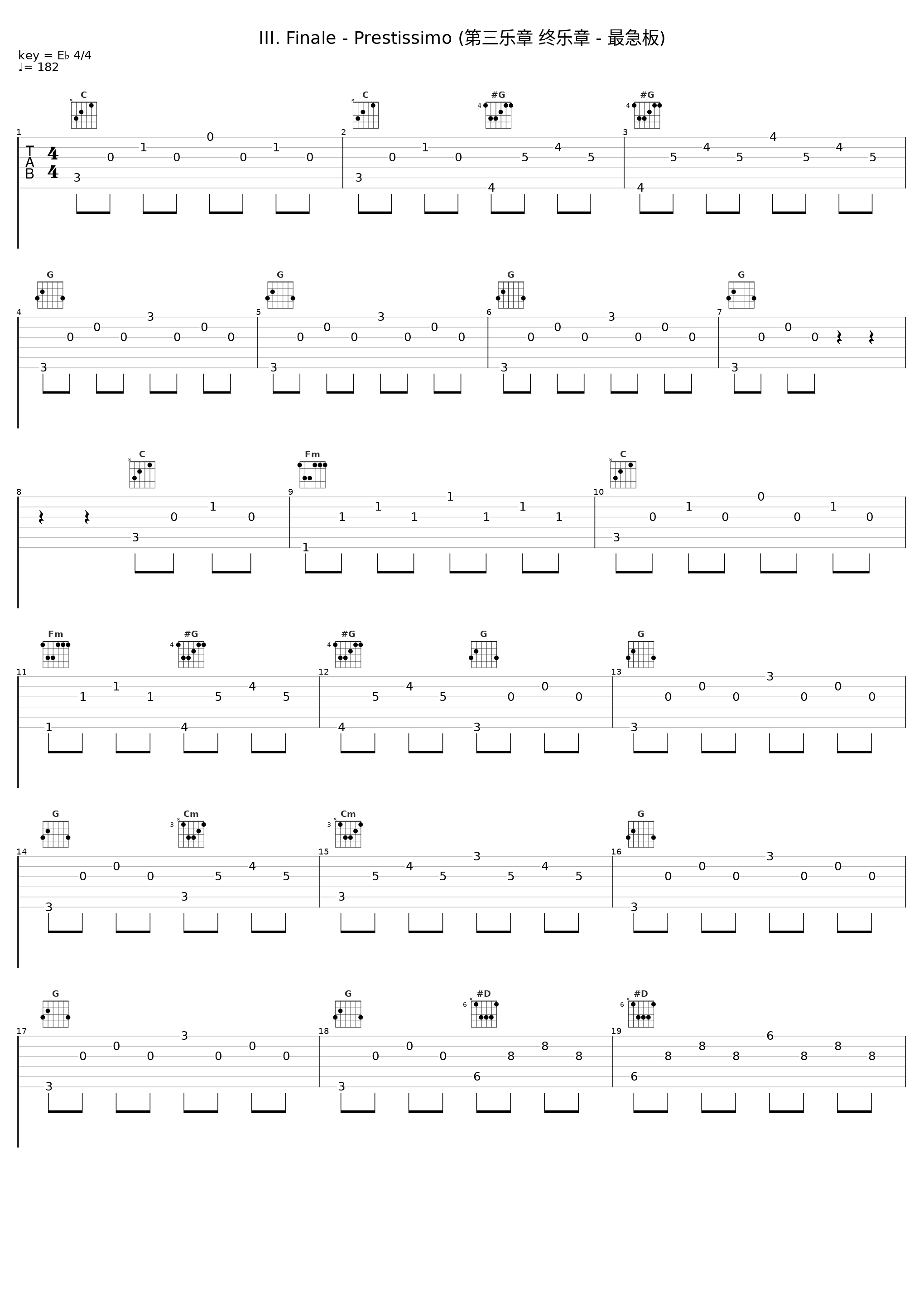 III. Finale - Prestissimo (第三乐章 终乐章 - 最急板)_Jenő Jandó_1