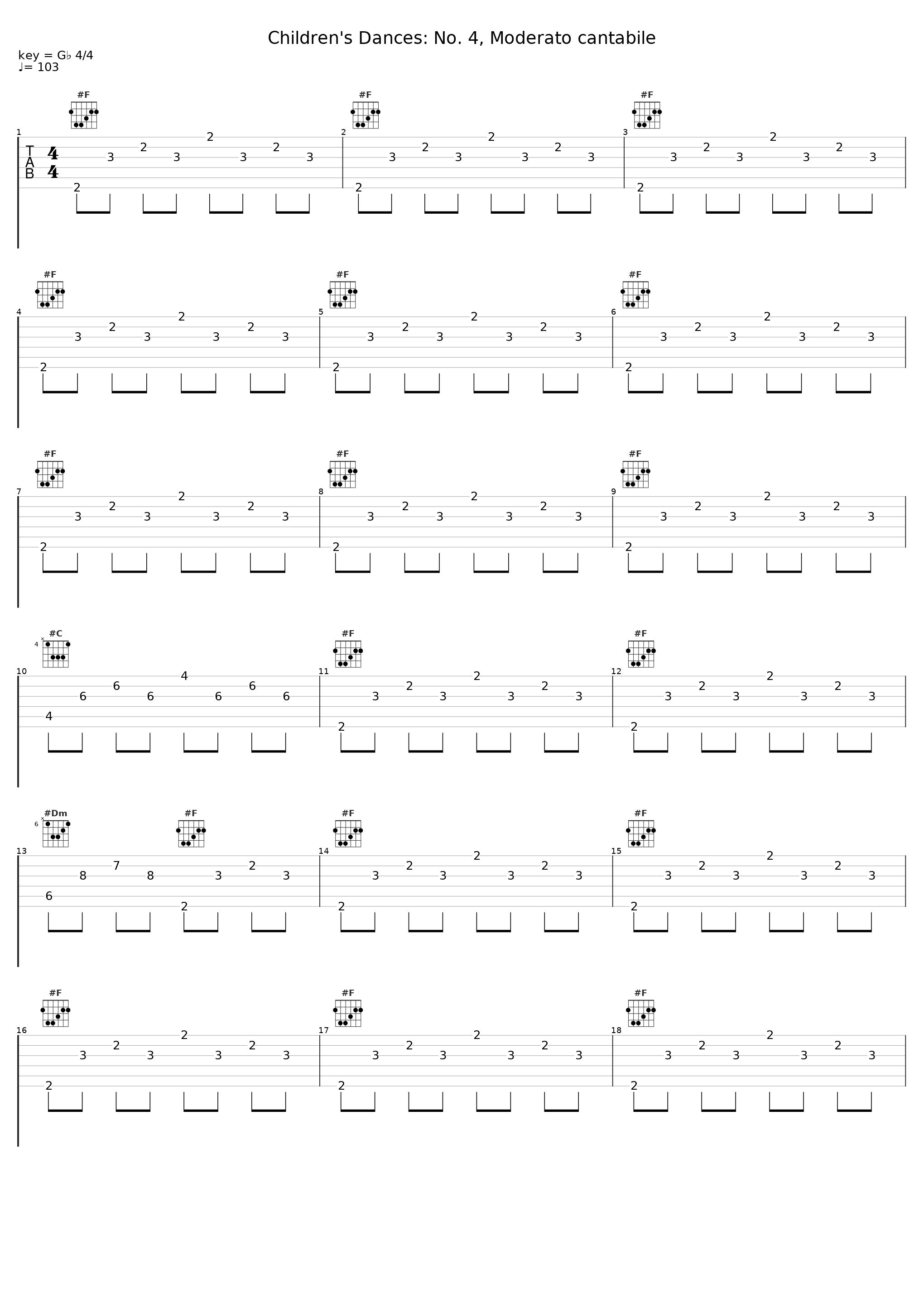 Children's Dances: No. 4, Moderato cantabile_Jenő Jandó_1