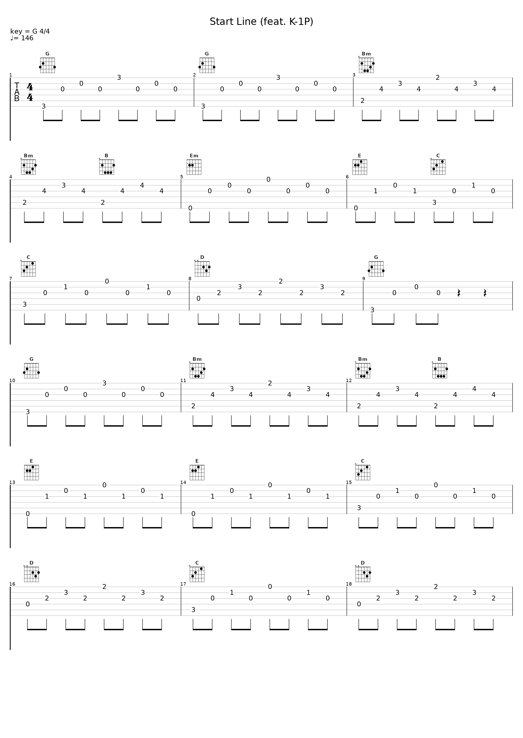 Start Line (feat. K-1P)_GUMI,K-1P_1