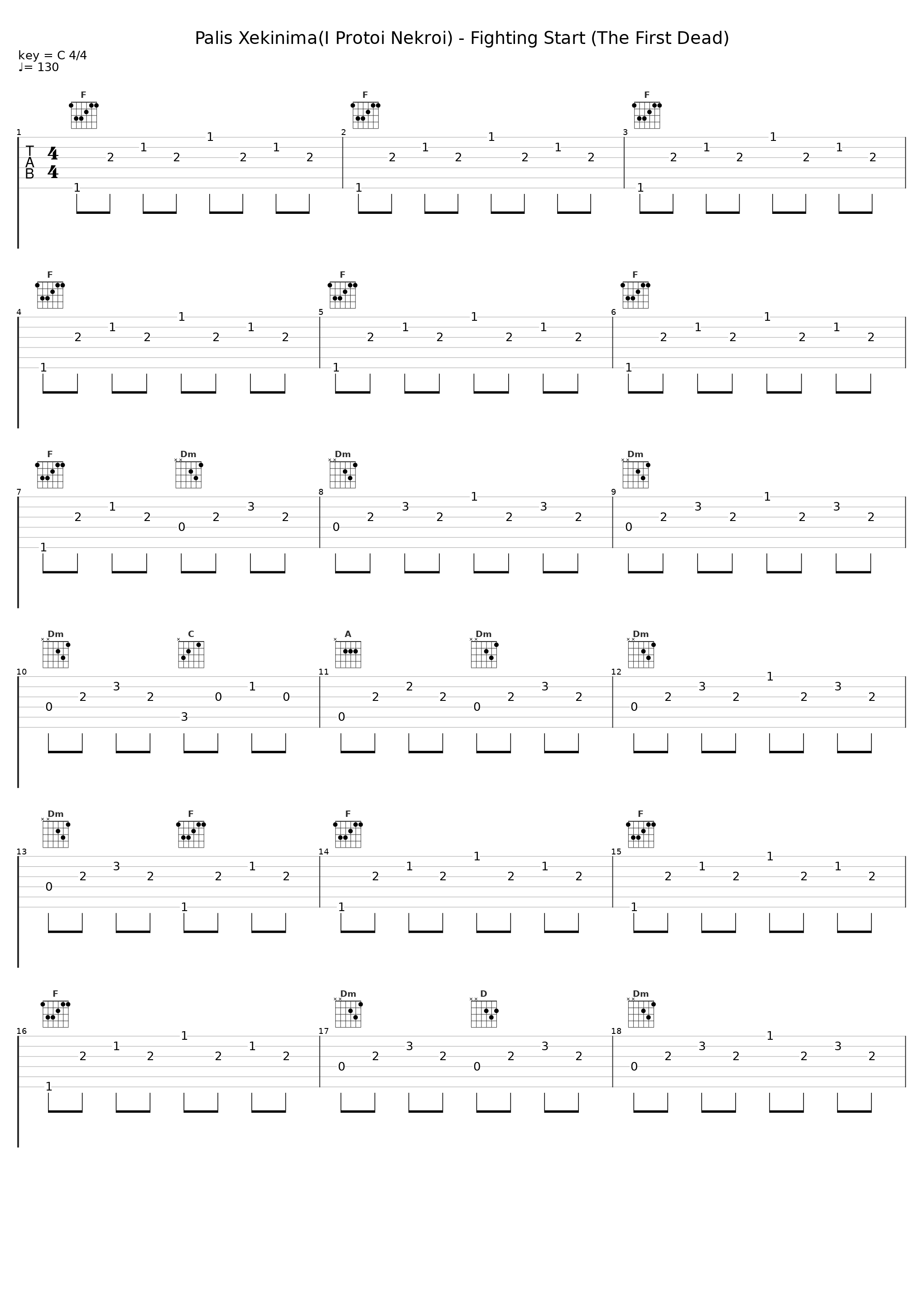Palis Xekinima(I Protoi Nekroi) - Fighting Start (The First Dead)_Mikis Theodorakis_1