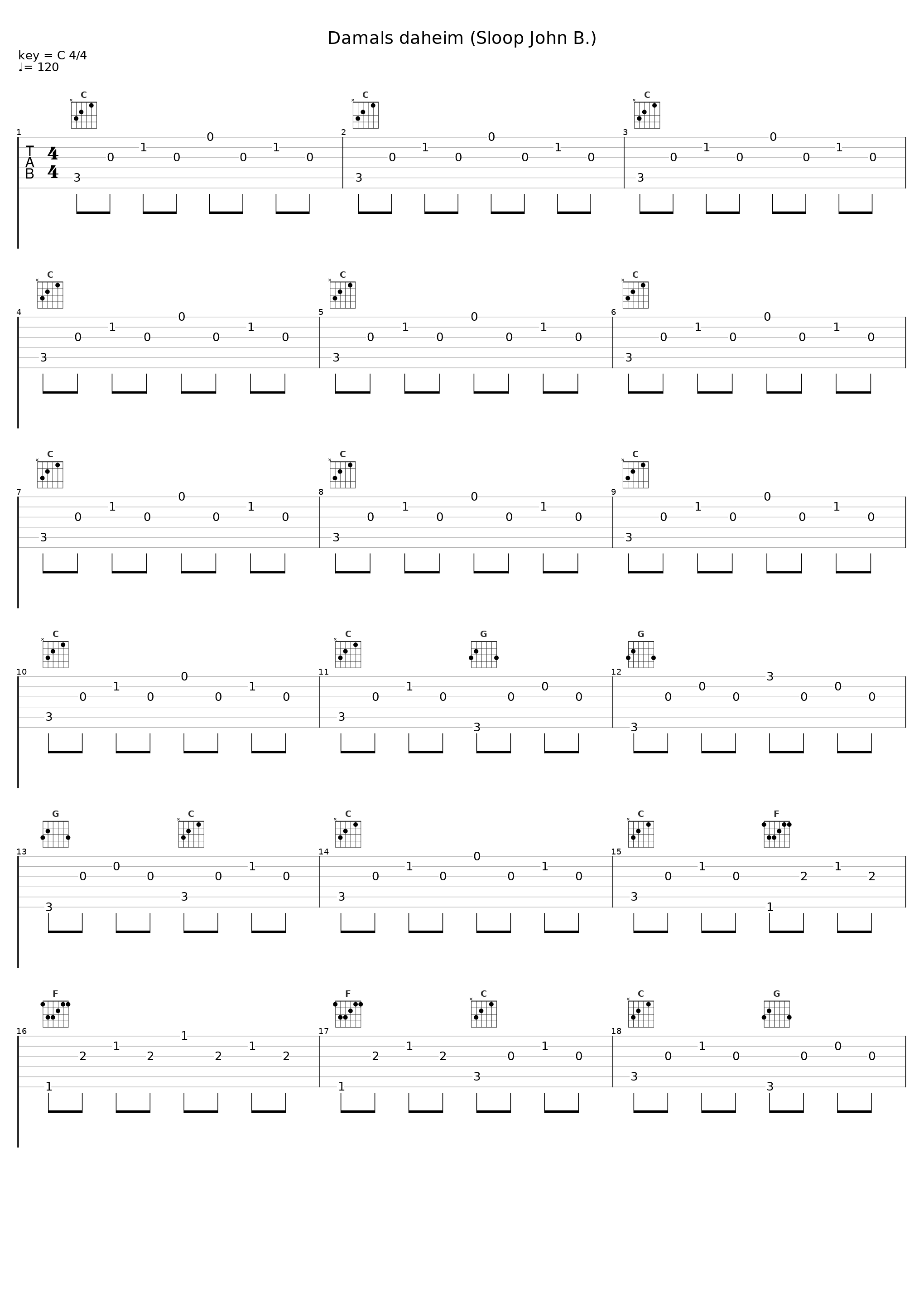 Damals daheim (Sloop John B.)_Monika Herz_1