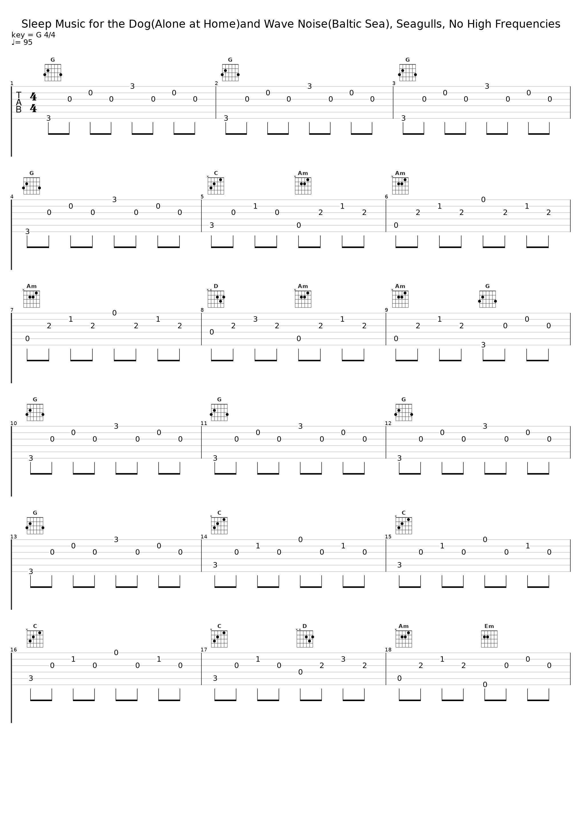 Sleep Music for the Dog(Alone at Home)and Wave Noise(Baltic Sea), Seagulls, No High Frequencies_Dog Music TA,Torsten Abrolat,Pet Lover TA_1