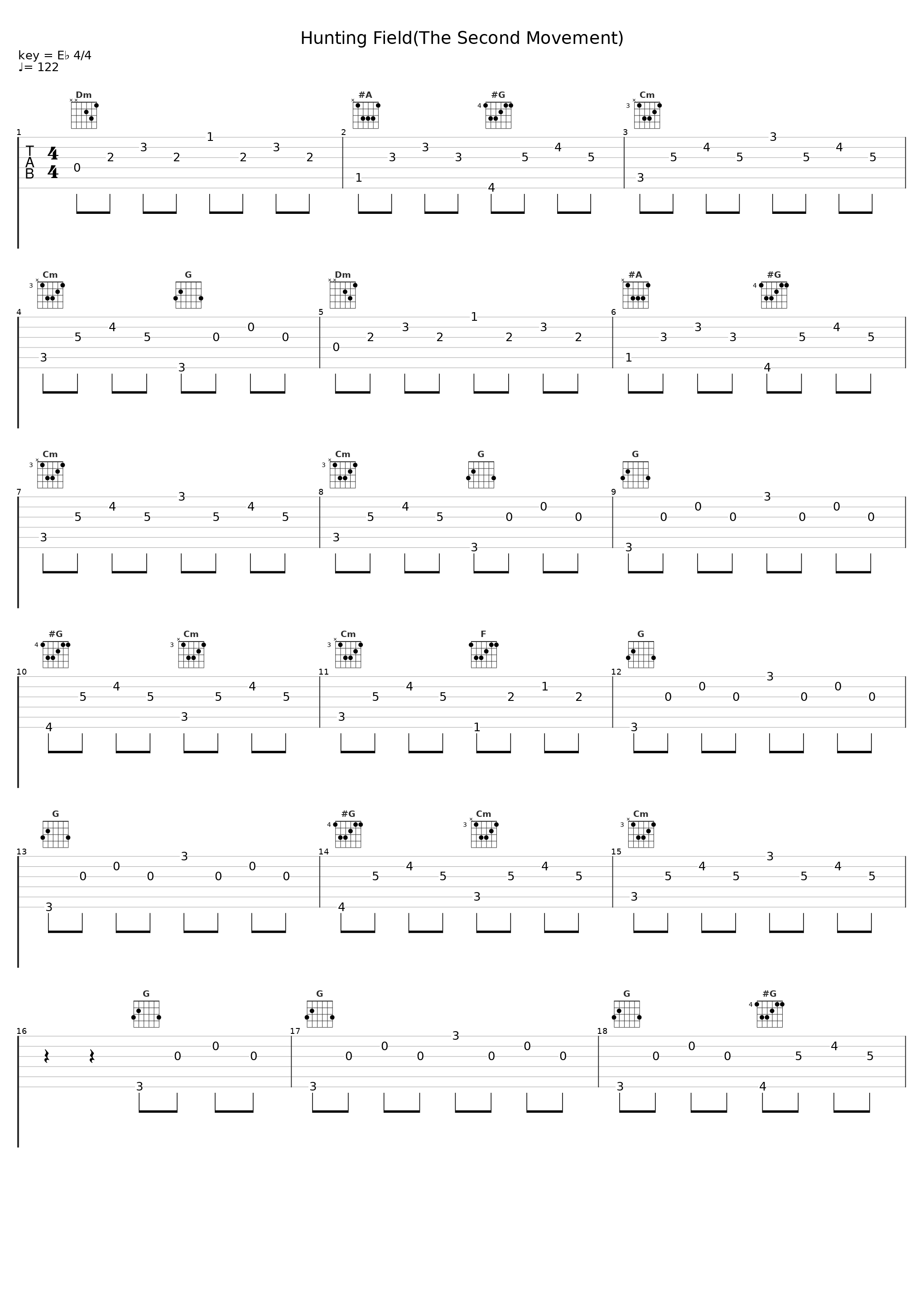 Hunting Field(The Second Movement)_目黒将司_1