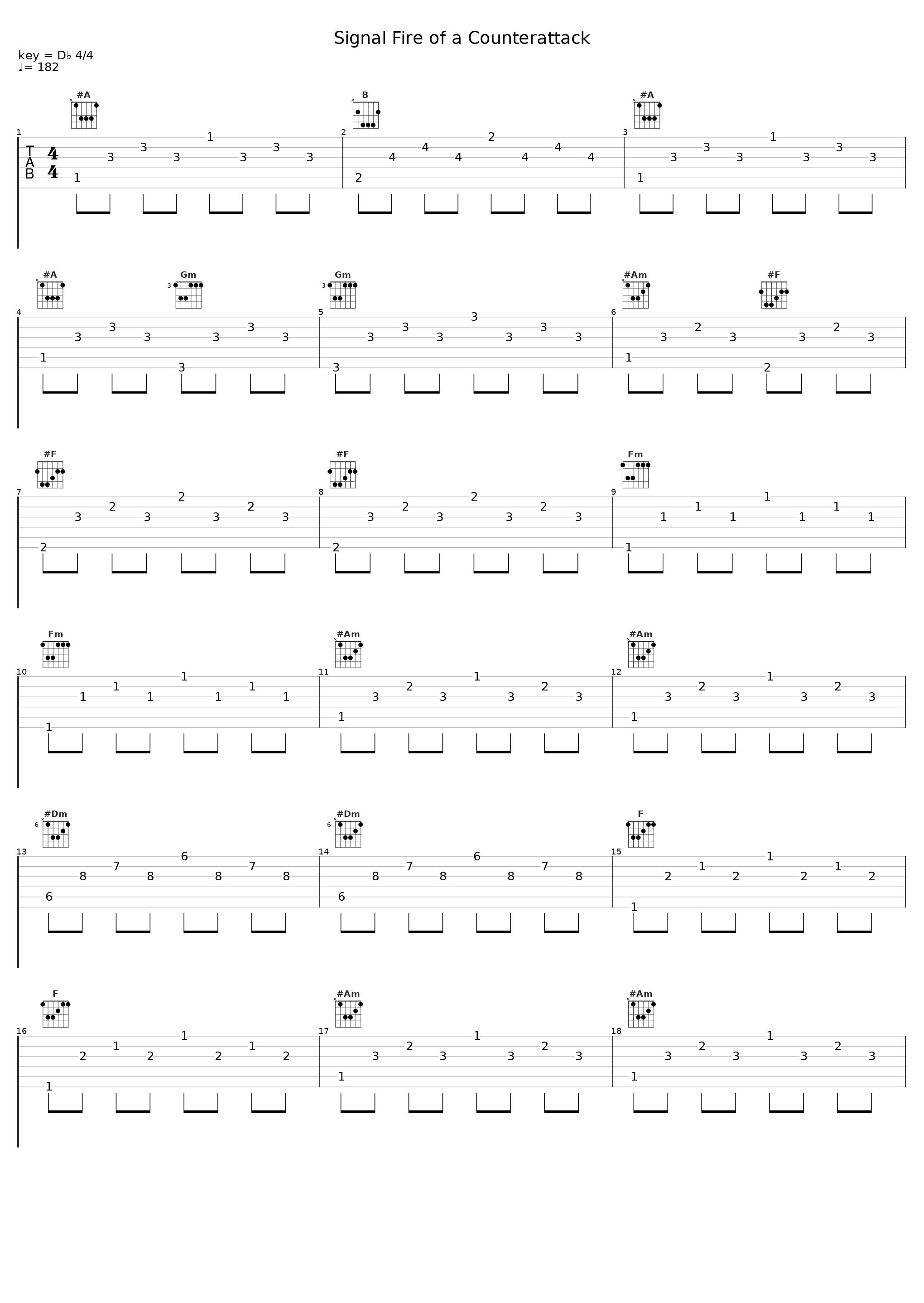 Signal Fire of a Counterattack_目黒将司_1