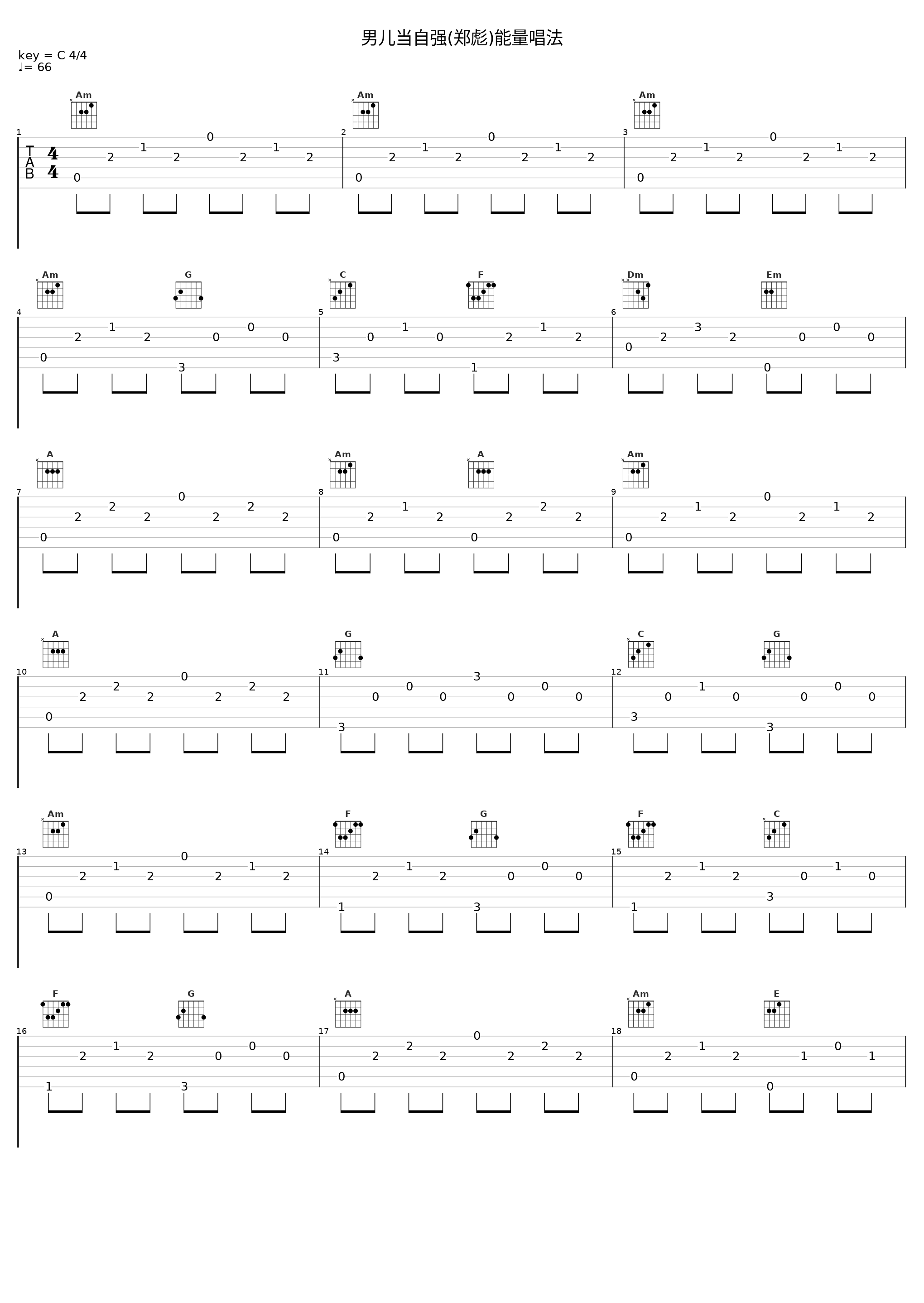 男儿当自强(郑彪)能量唱法_郑彪_1