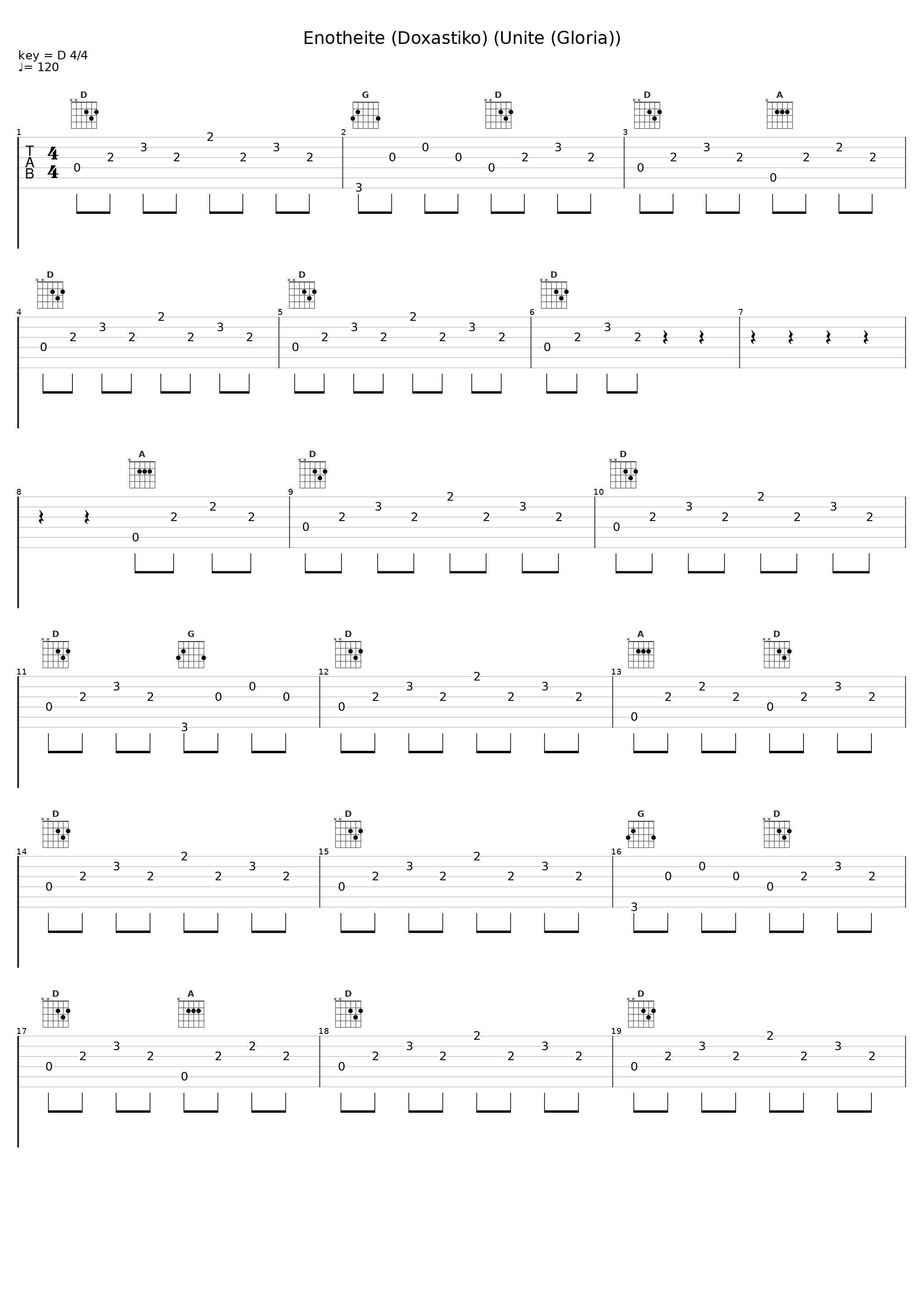 Enotheite (Doxastiko) (Unite (Gloria))_Dimitris Basis_1