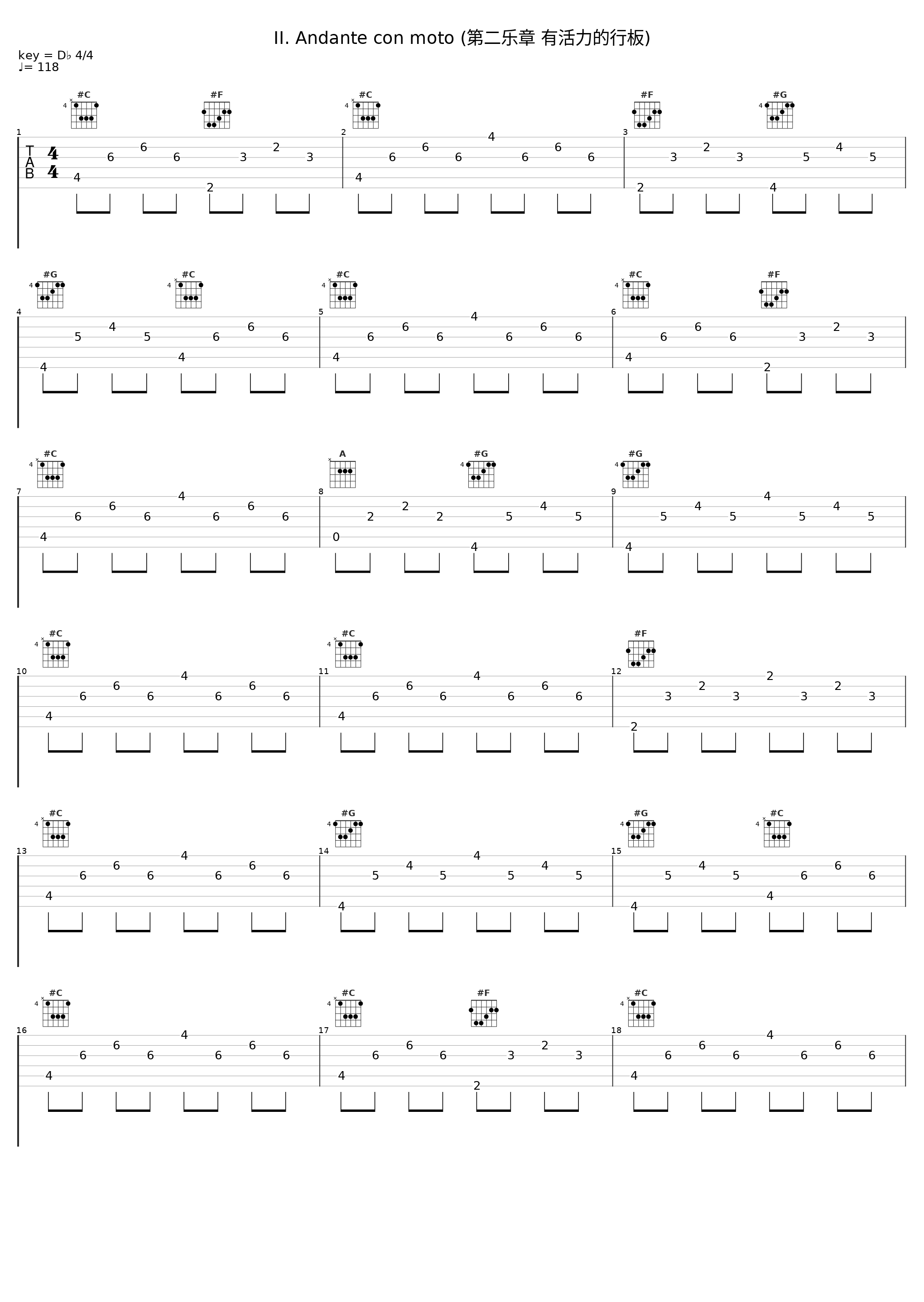 II. Andante con moto (第二乐章 有活力的行板)_Jenő Jandó_1