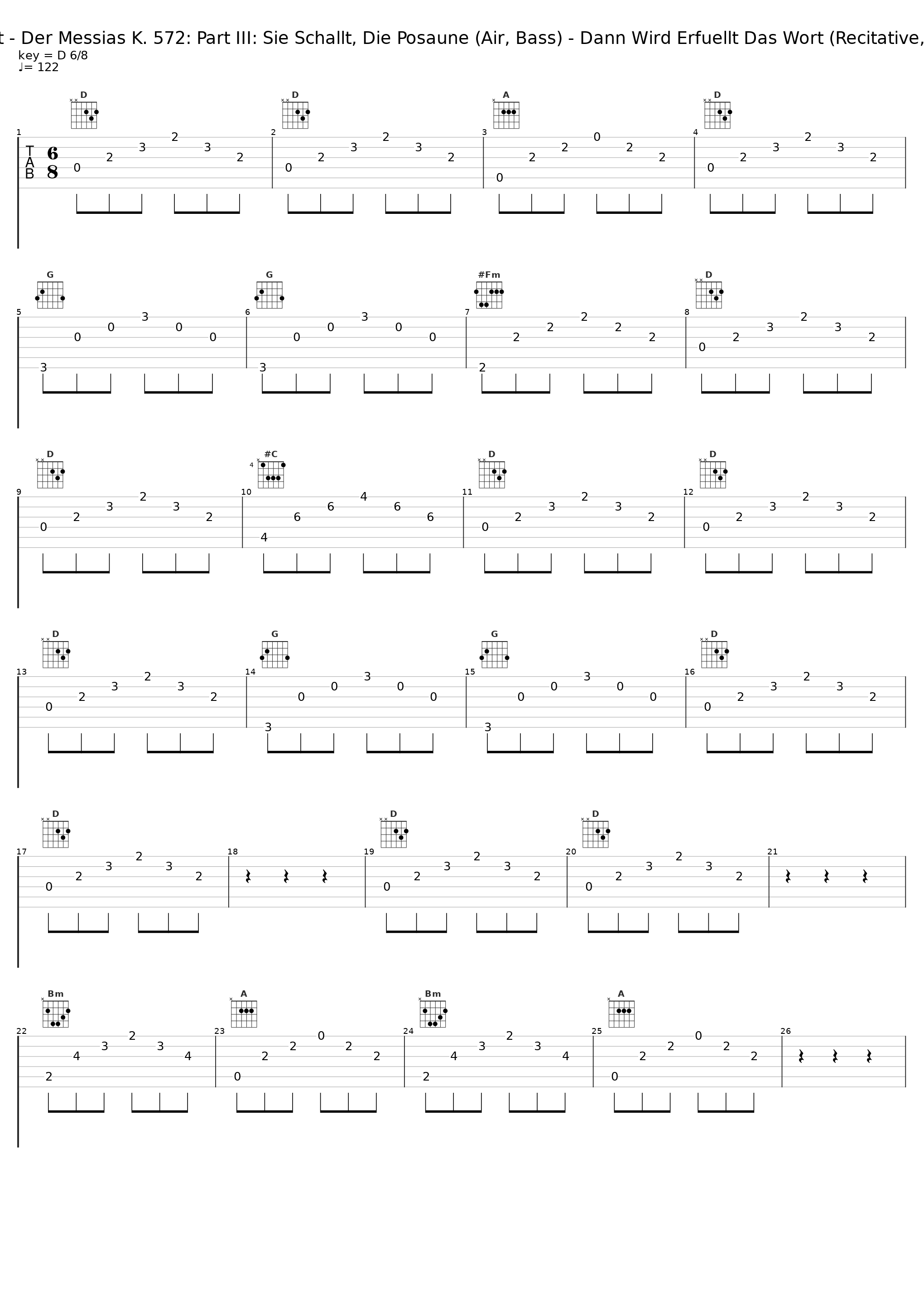 Mozart - Der Messias K. 572: Part III: Sie Schallt, Die Posaune (Air, Bass) - Dann Wird Erfuellt Das Wort (Recitative, Altus)_Maulbronn Chamber Choir_1