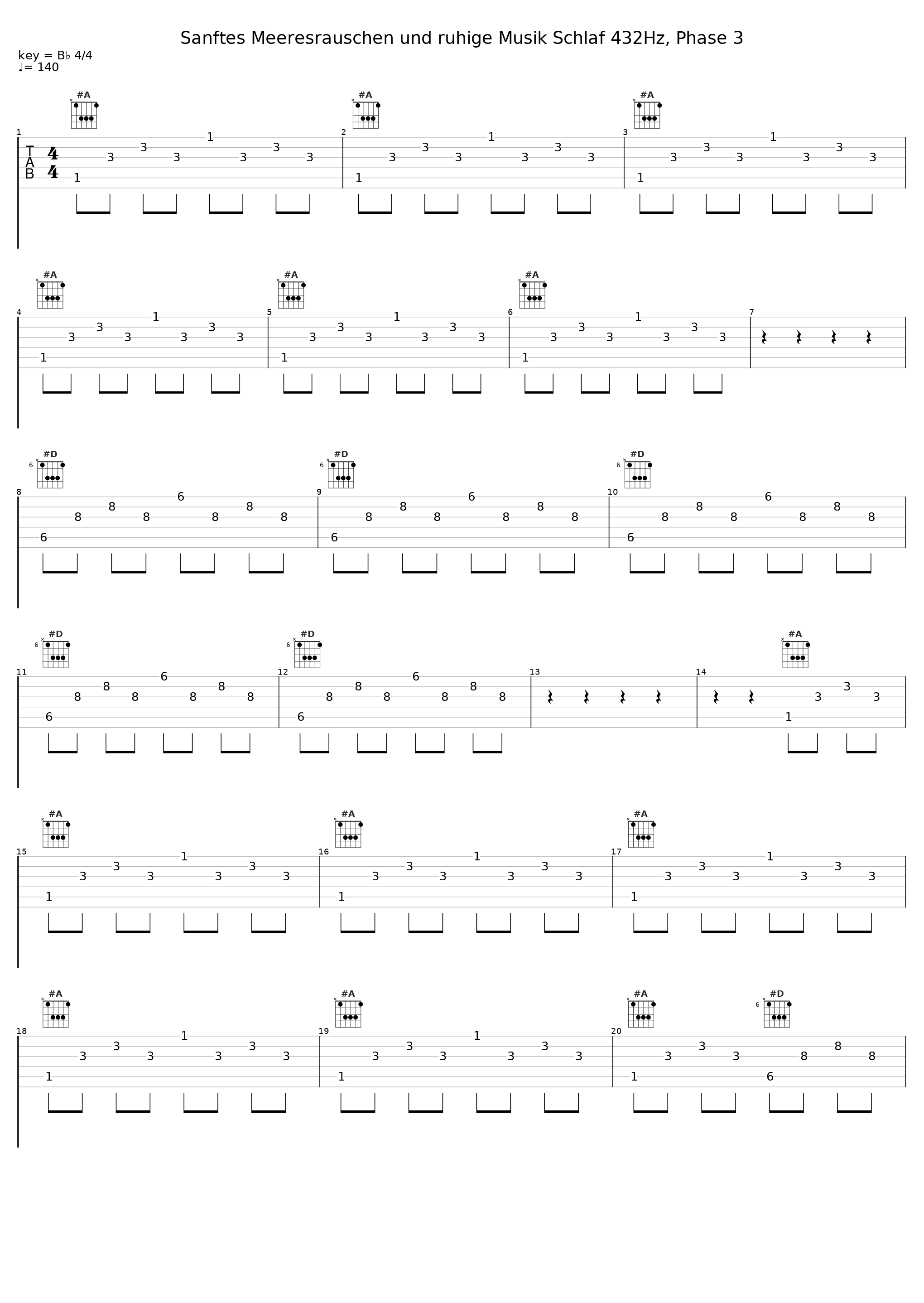 Sanftes Meeresrauschen und ruhige Musik Schlaf 432Hz, Phase 3_Torsten Abrolat,Schlaf Helfer TA,SyncSouls_1