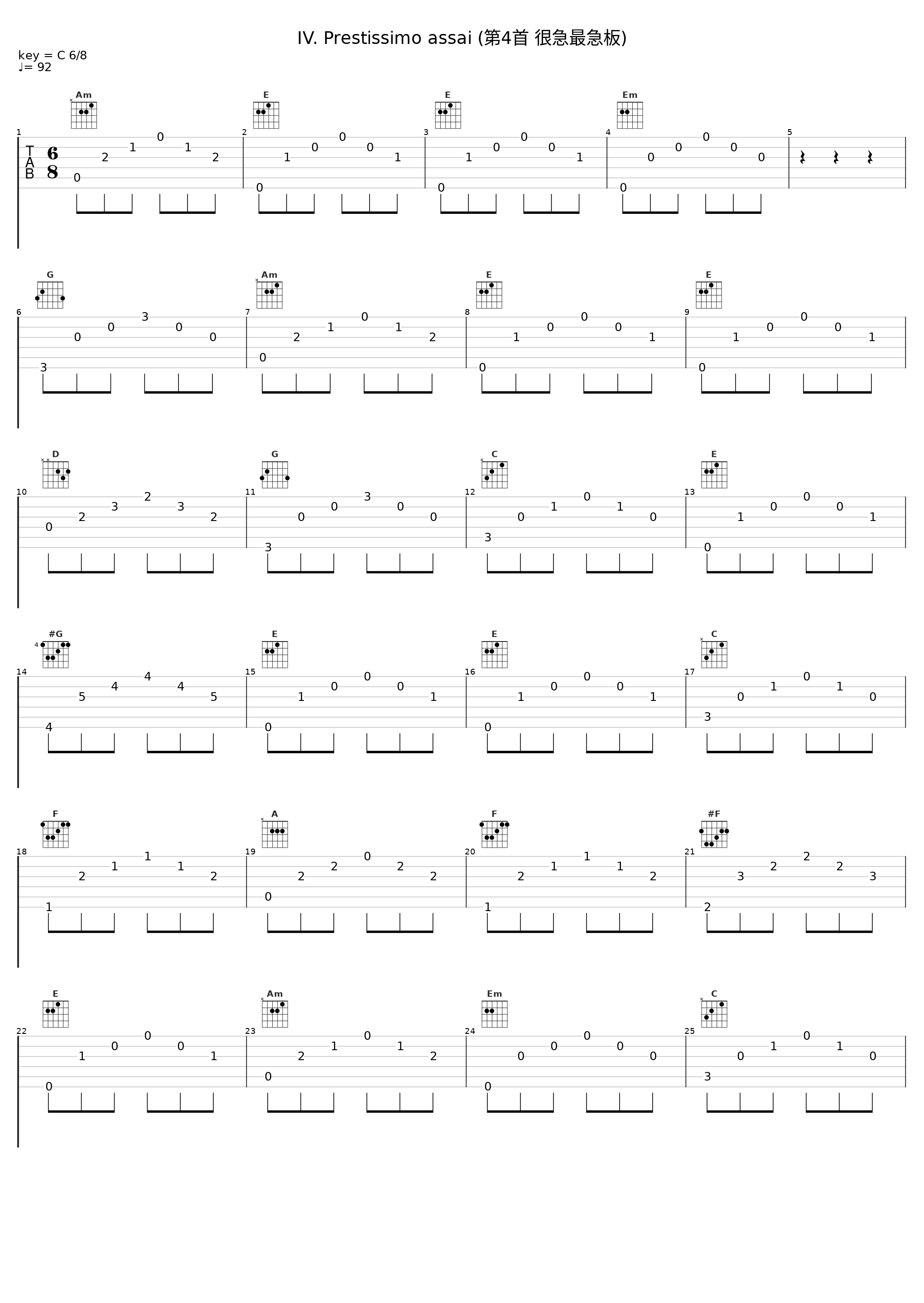 IV. Prestissimo assai (第4首 很急最急板)_Marc-Andre Hamelin_1