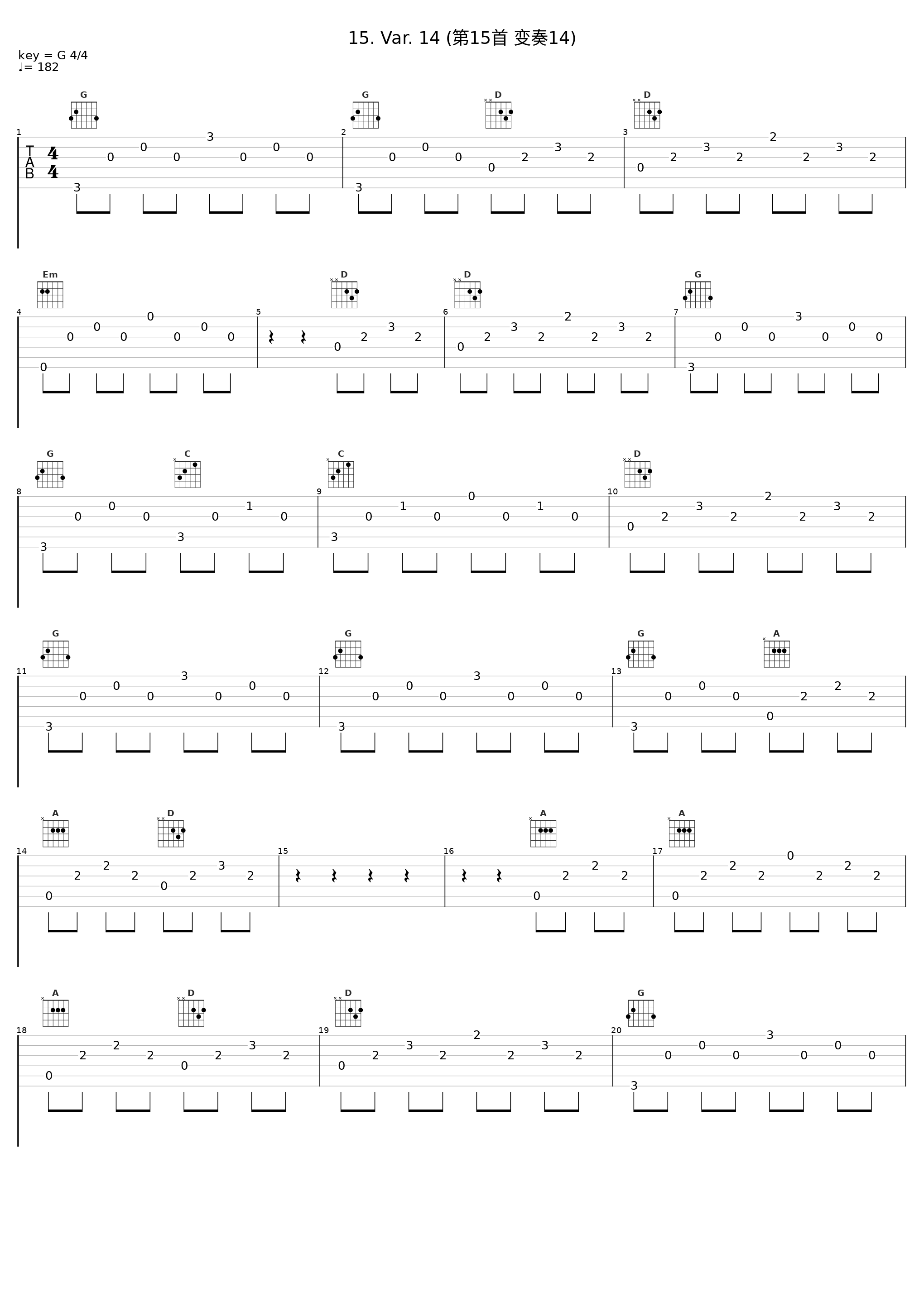 15. Var. 14 (第15首 变奏14)_Angela Hewitt_1