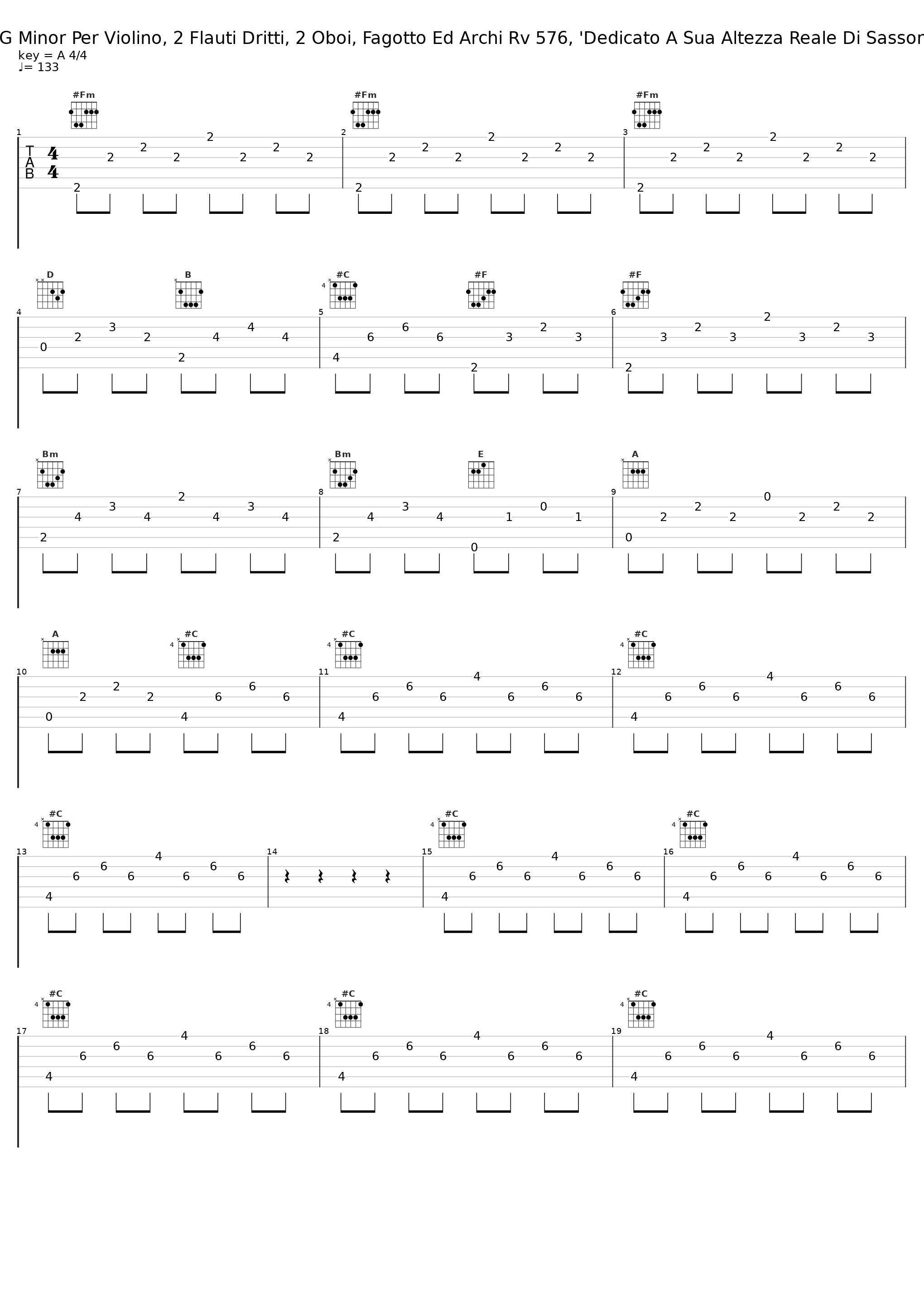 Concerto In G Minor Per Violino, 2 Flauti Dritti, 2 Oboi, Fagotto Ed Archi Rv 576, 'Dedicato A Sua Altezza Reale Di Sassonia' I. Allegro_Europa Galante_1