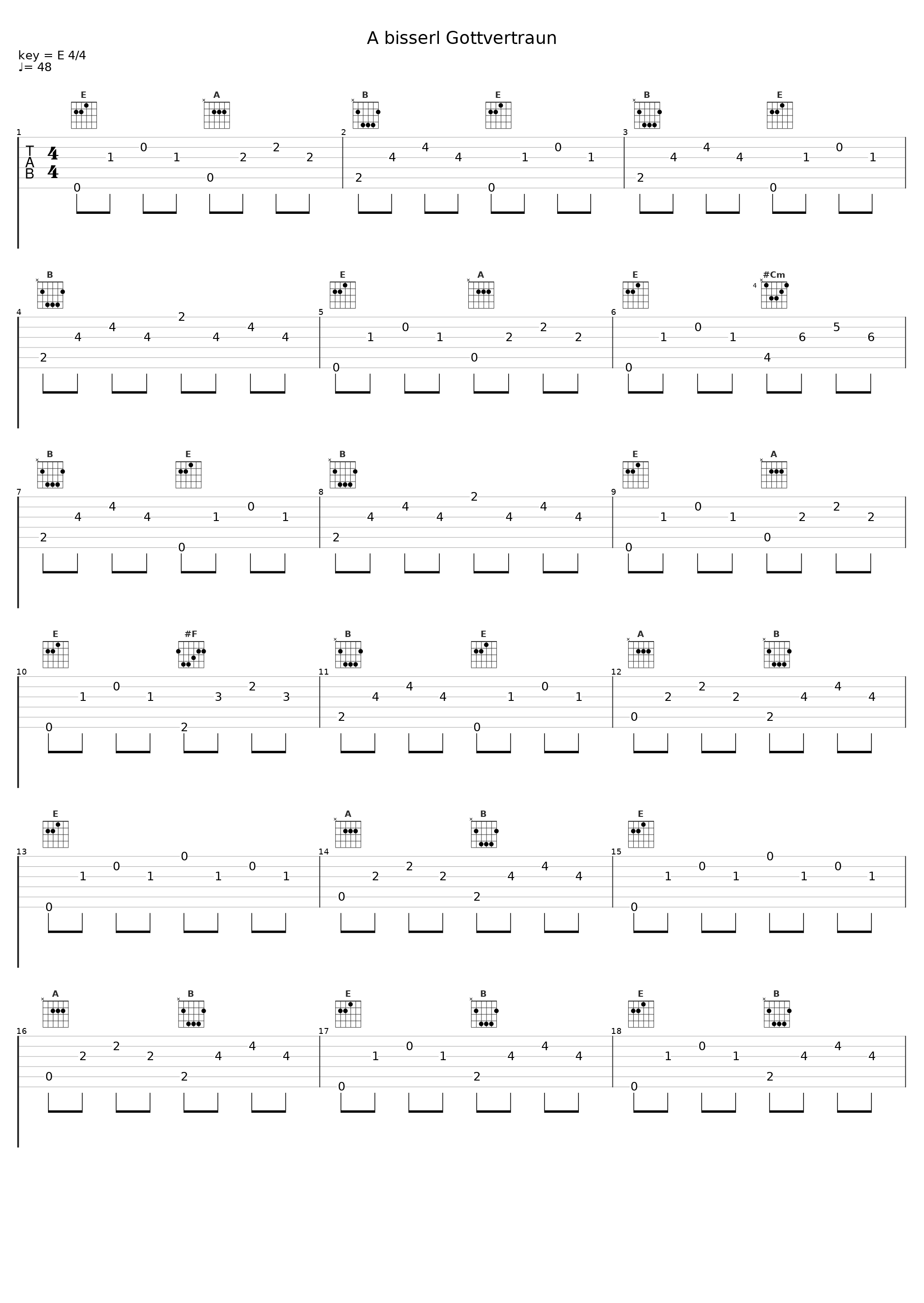 A bisserl Gottvertraun_Hansi Hinterseer_1