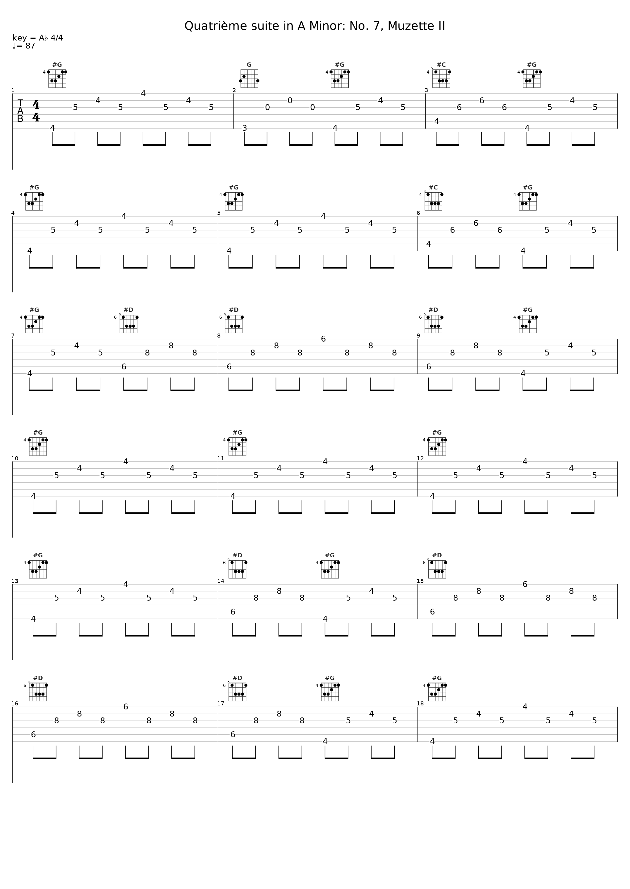 Quatrième suite in A Minor: No. 7, Muzette II_Francois Joubert-Caillet,L'Achéron,Marin Marais_1