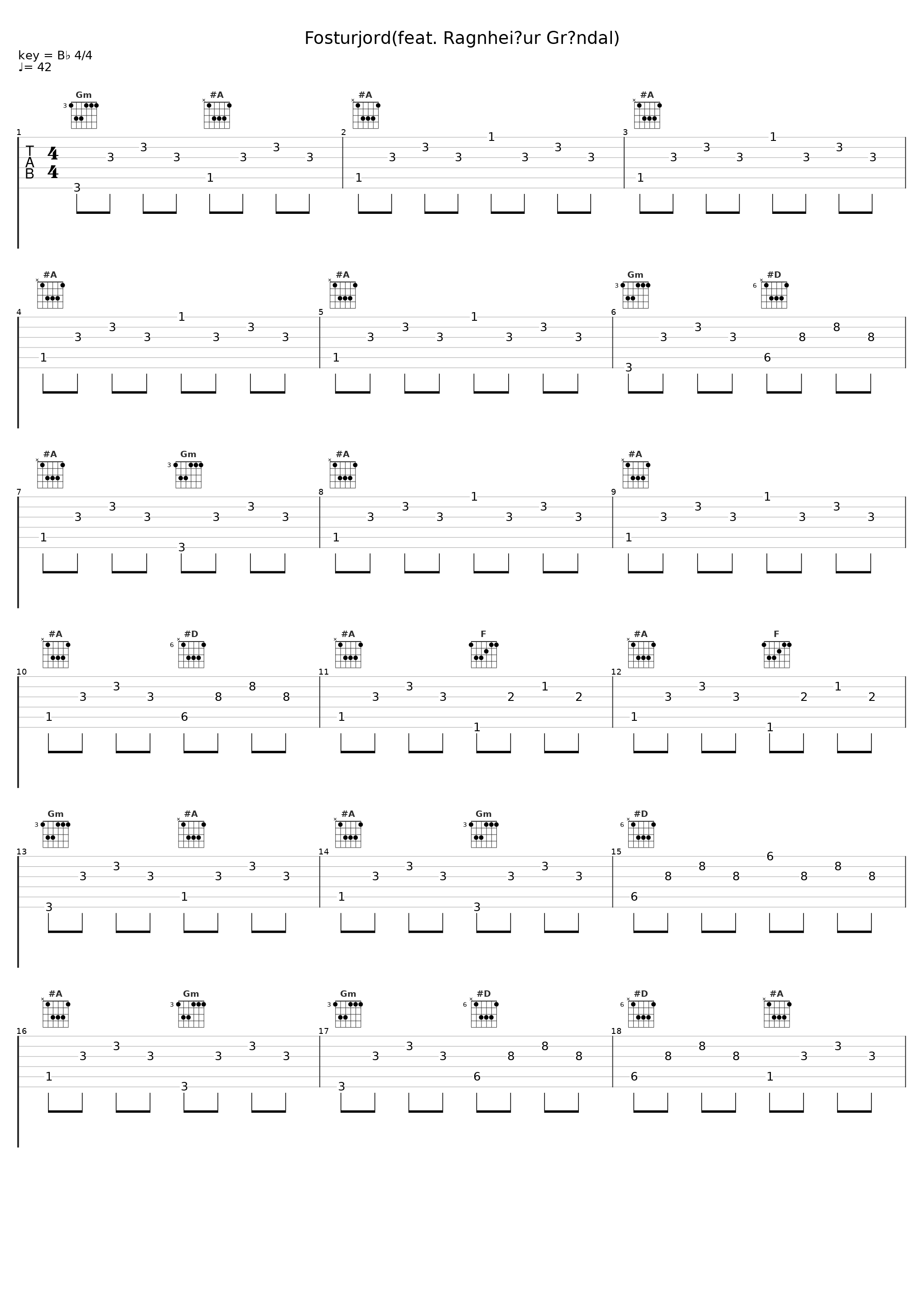 Fosturjord(feat. Ragnheiður Gröndal)_Einar Scheving,Ragnheiður Gröndal_1