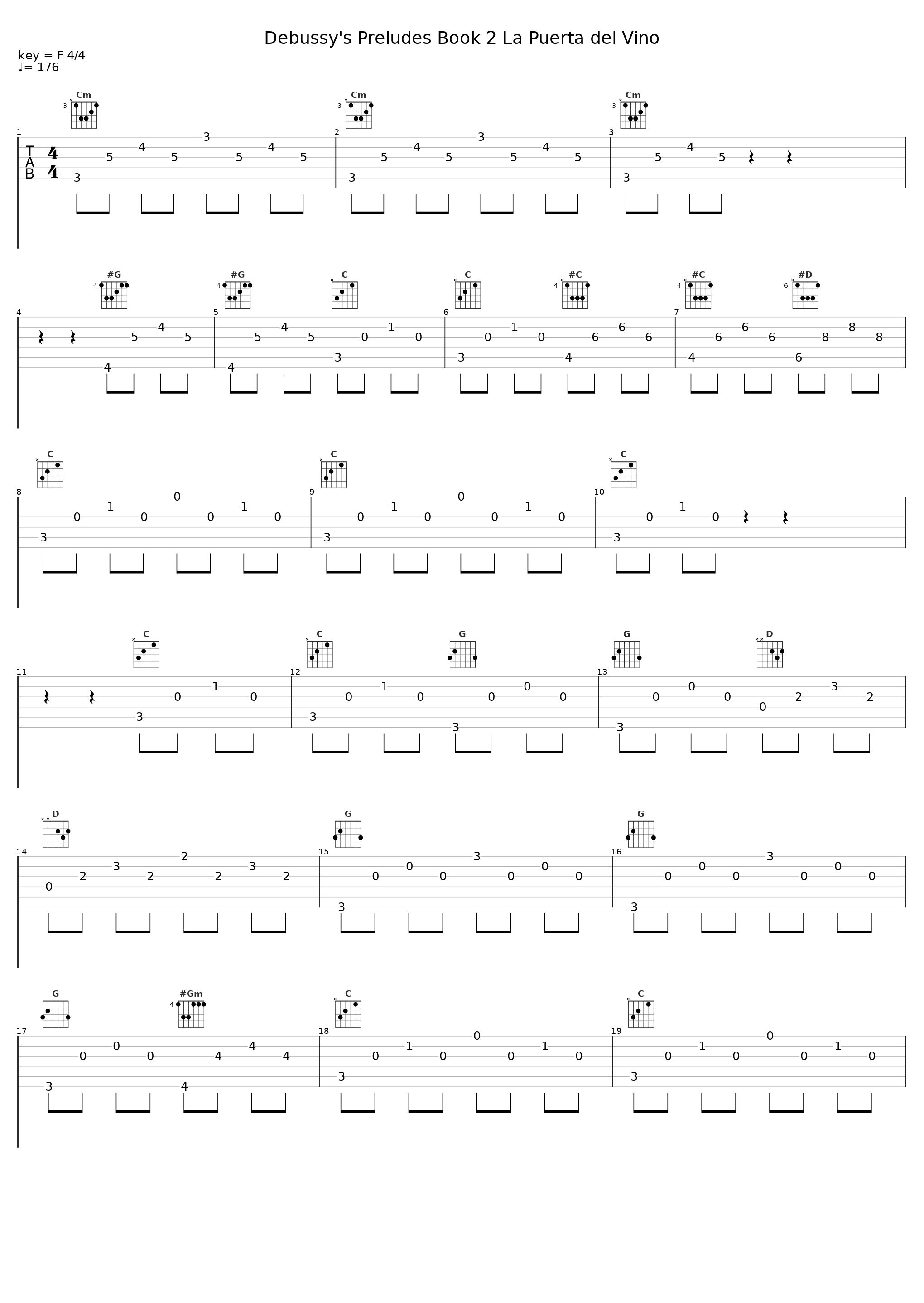 Debussy's Preludes Book 2 La Puerta del Vino_Piano Pianissimo_1