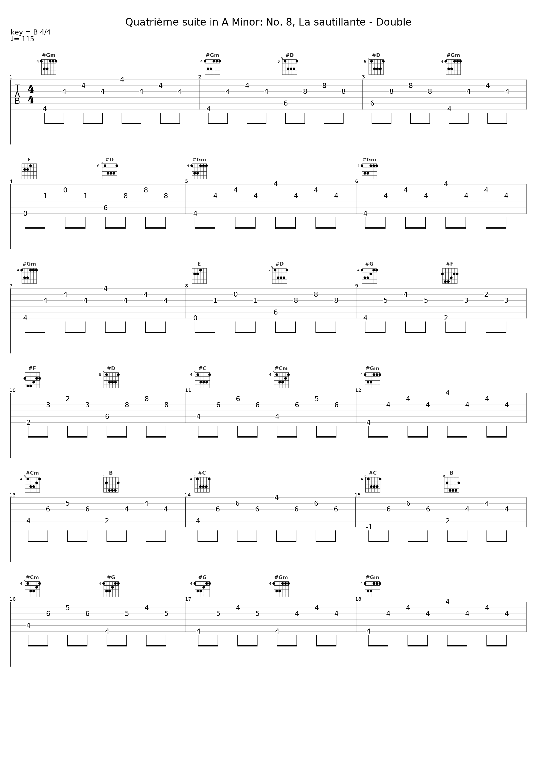 Quatrième suite in A Minor: No. 8, La sautillante - Double_Francois Joubert-Caillet,L'Achéron,Marin Marais_1