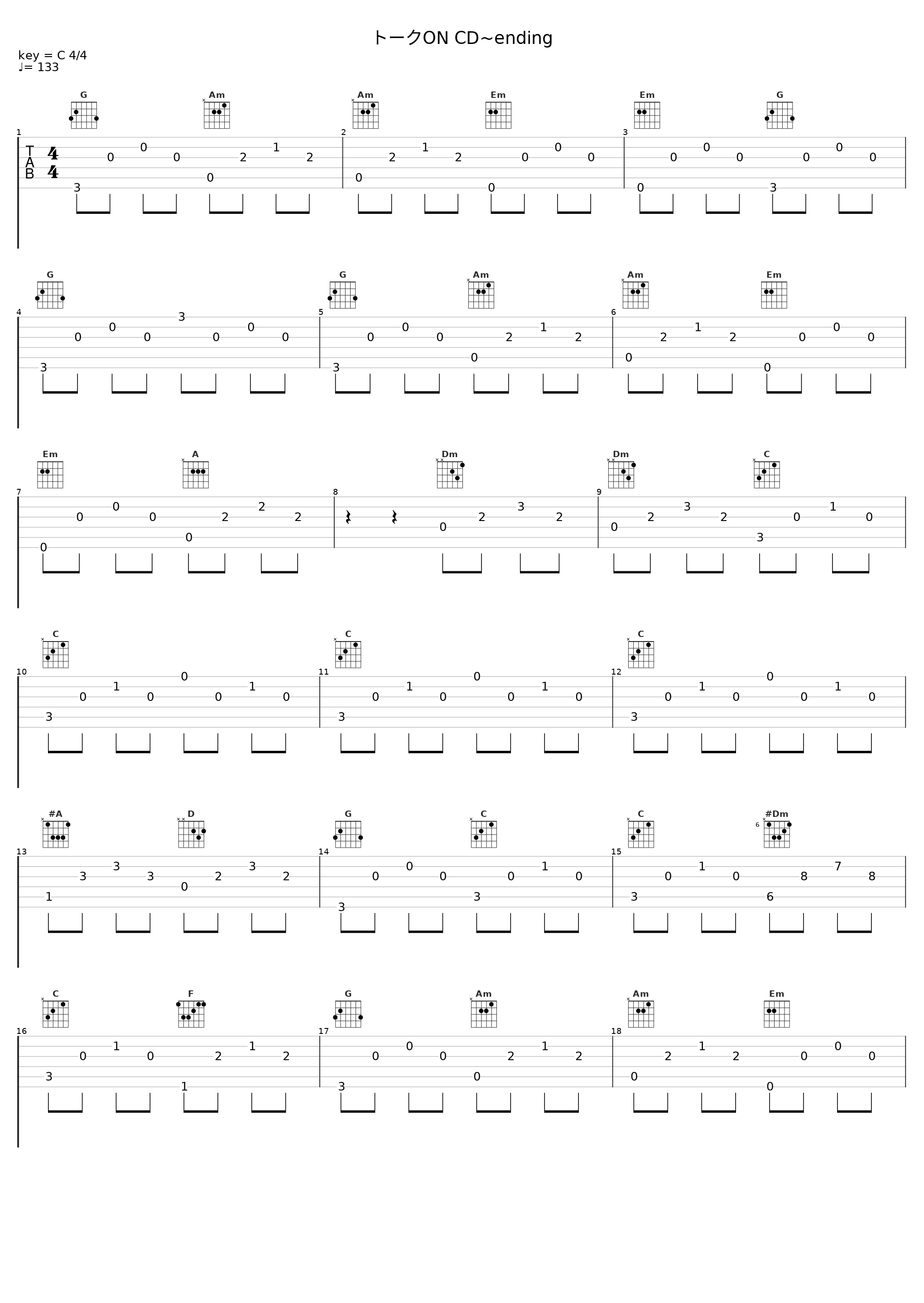 トークON CD~ending_钉宫理惠,日野聡_1