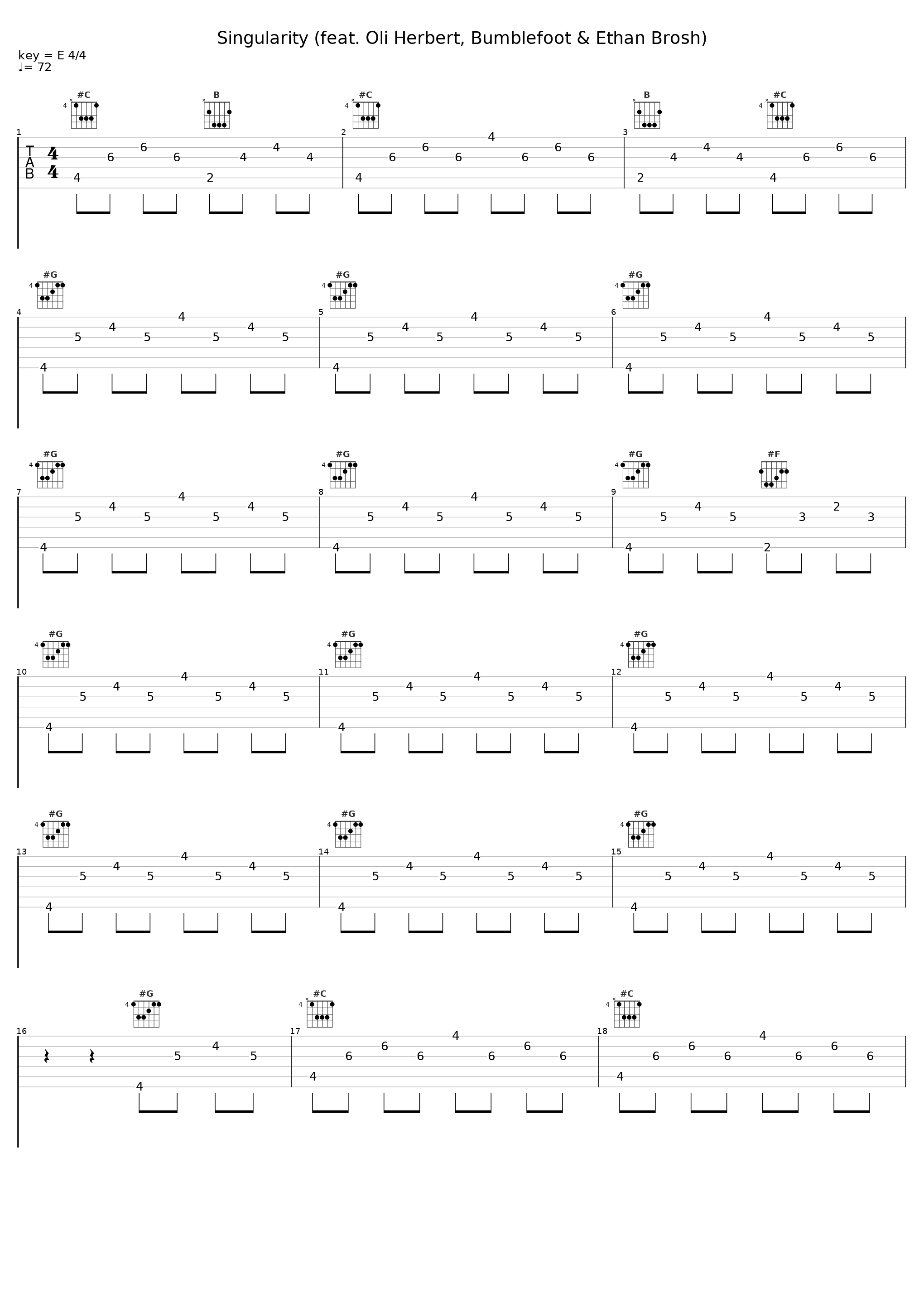 Singularity (feat. Oli Herbert, Bumblefoot & Ethan Brosh)_Lost Symphony,Oli Herbert,Bumblefoot,Ethan Brosh_1