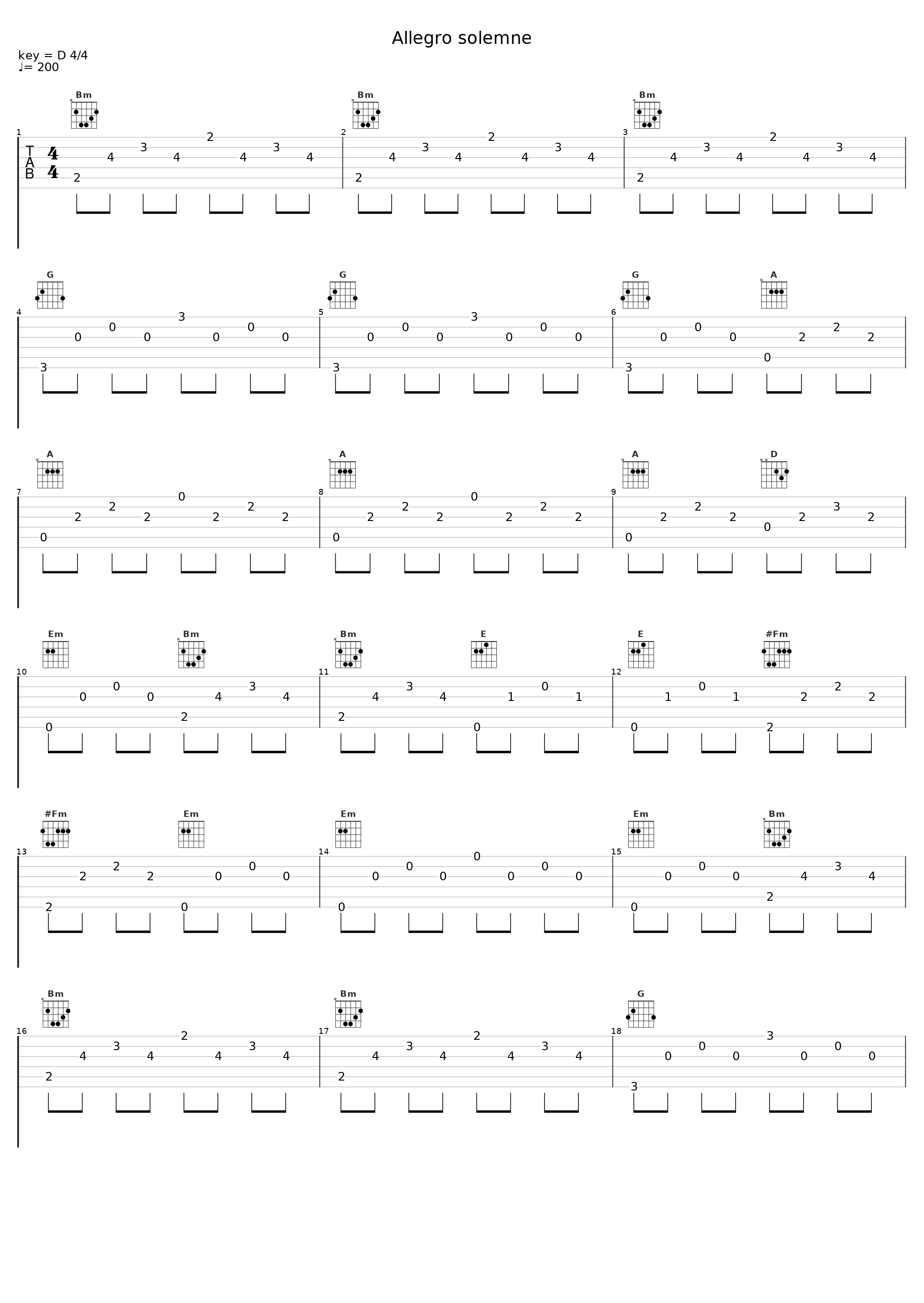 Allegro solemne_Johannes Tonio Kreusch,Agustín Barrios Mangoré_1