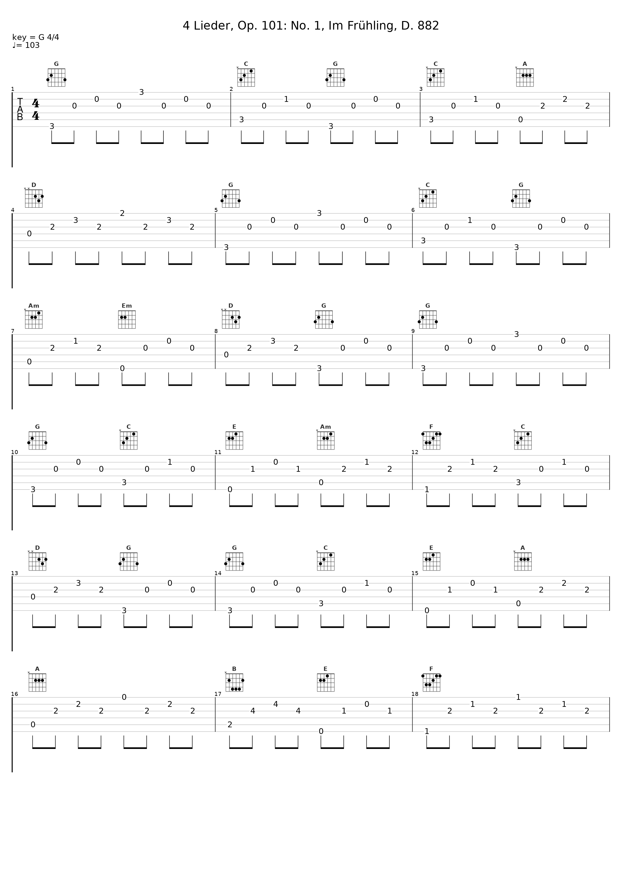 4 Lieder, Op. 101: No. 1, Im Frühling, D. 882_Elisabeth Schwarzkopf,Edwin Fischer_1