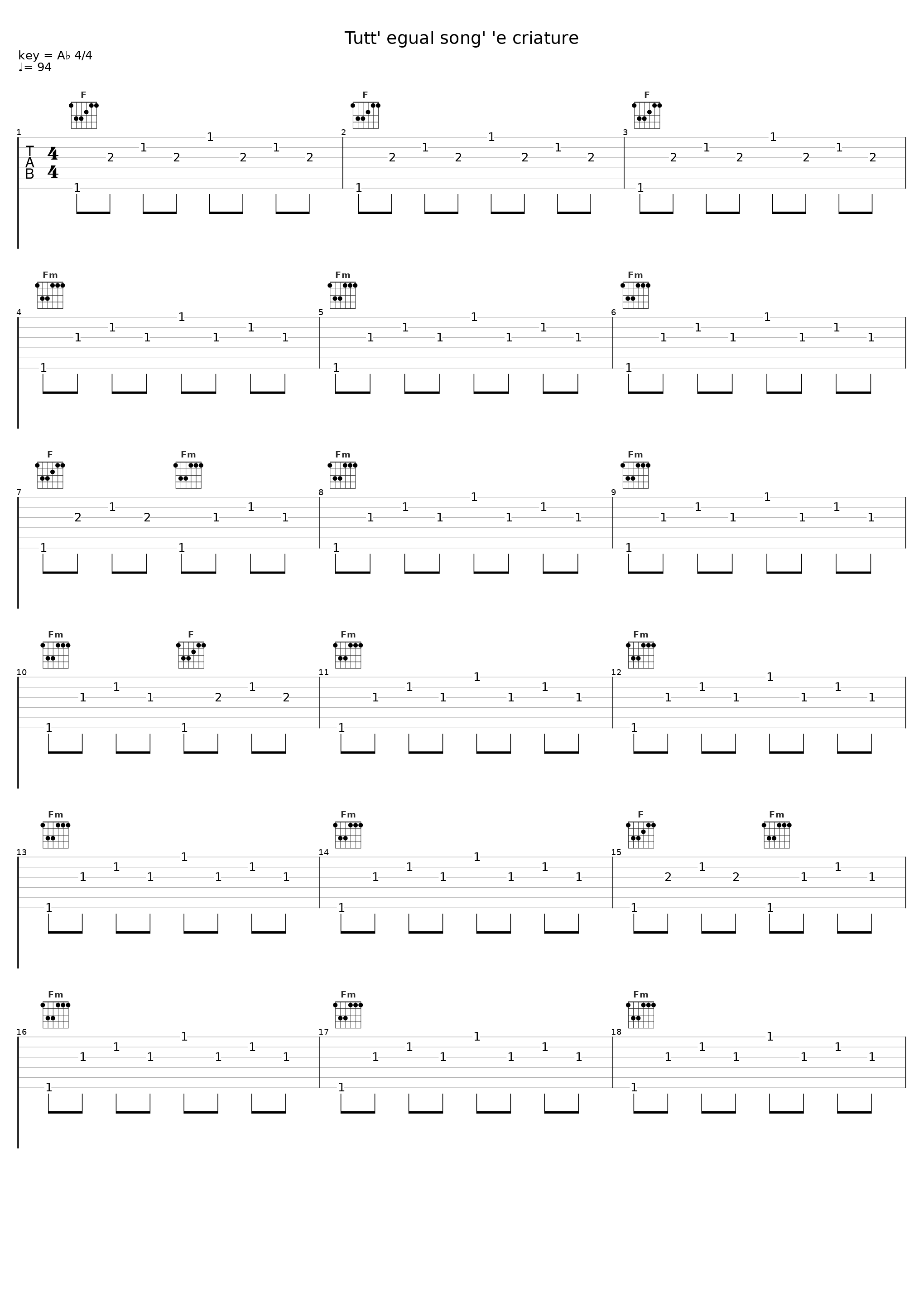 Tutt' egual song' 'e criature_Enzo Avitabile_1