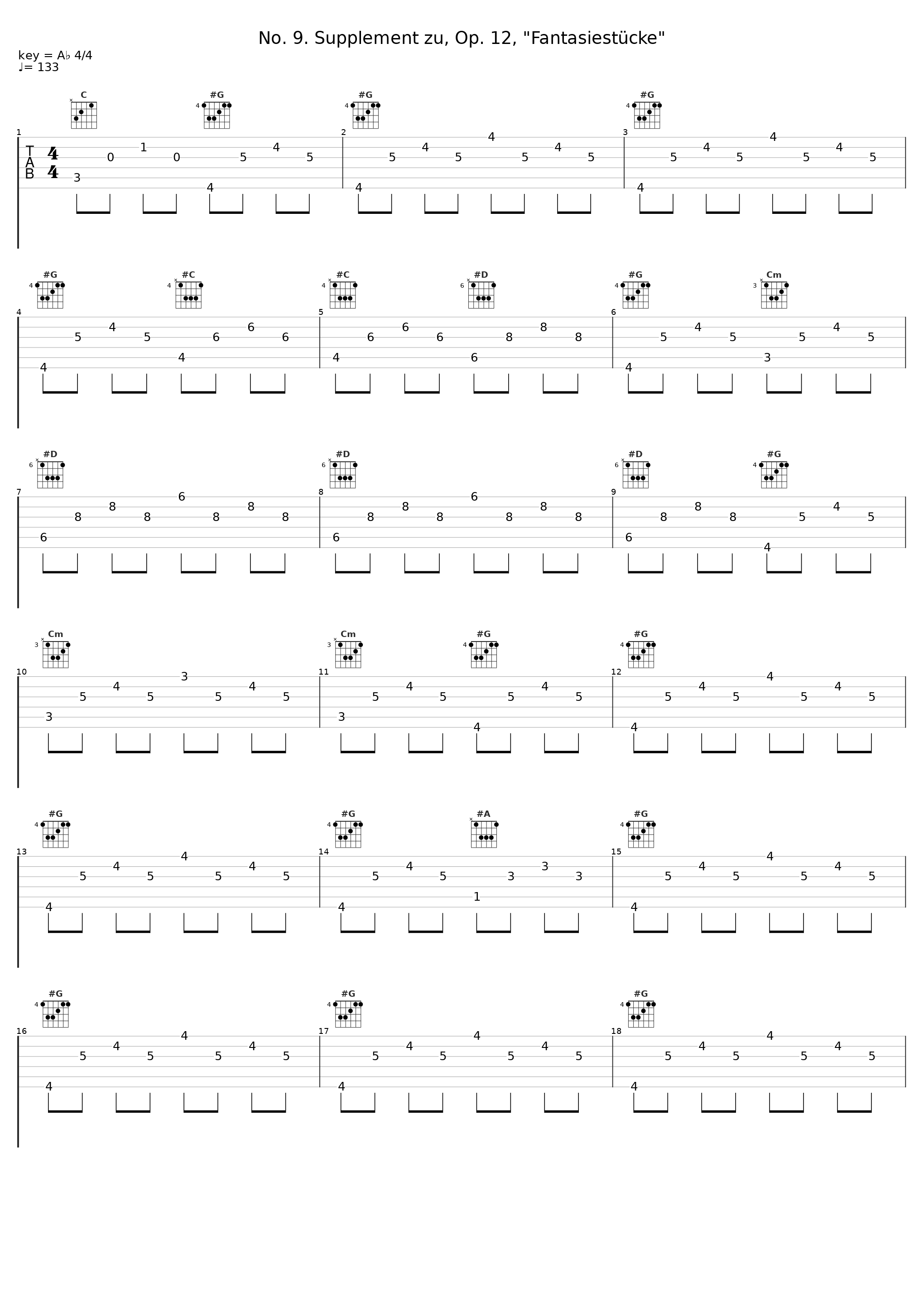 No. 9. Supplement zu, Op. 12, "Fantasiestücke"_Jörg Demus,Robert Schumann_1
